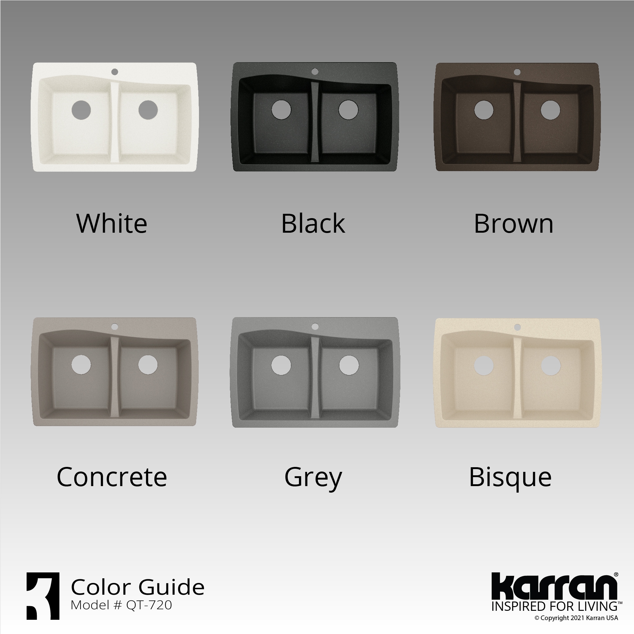 Karran QT-720-GR-PK1 Kitchen-Sinks - View #12