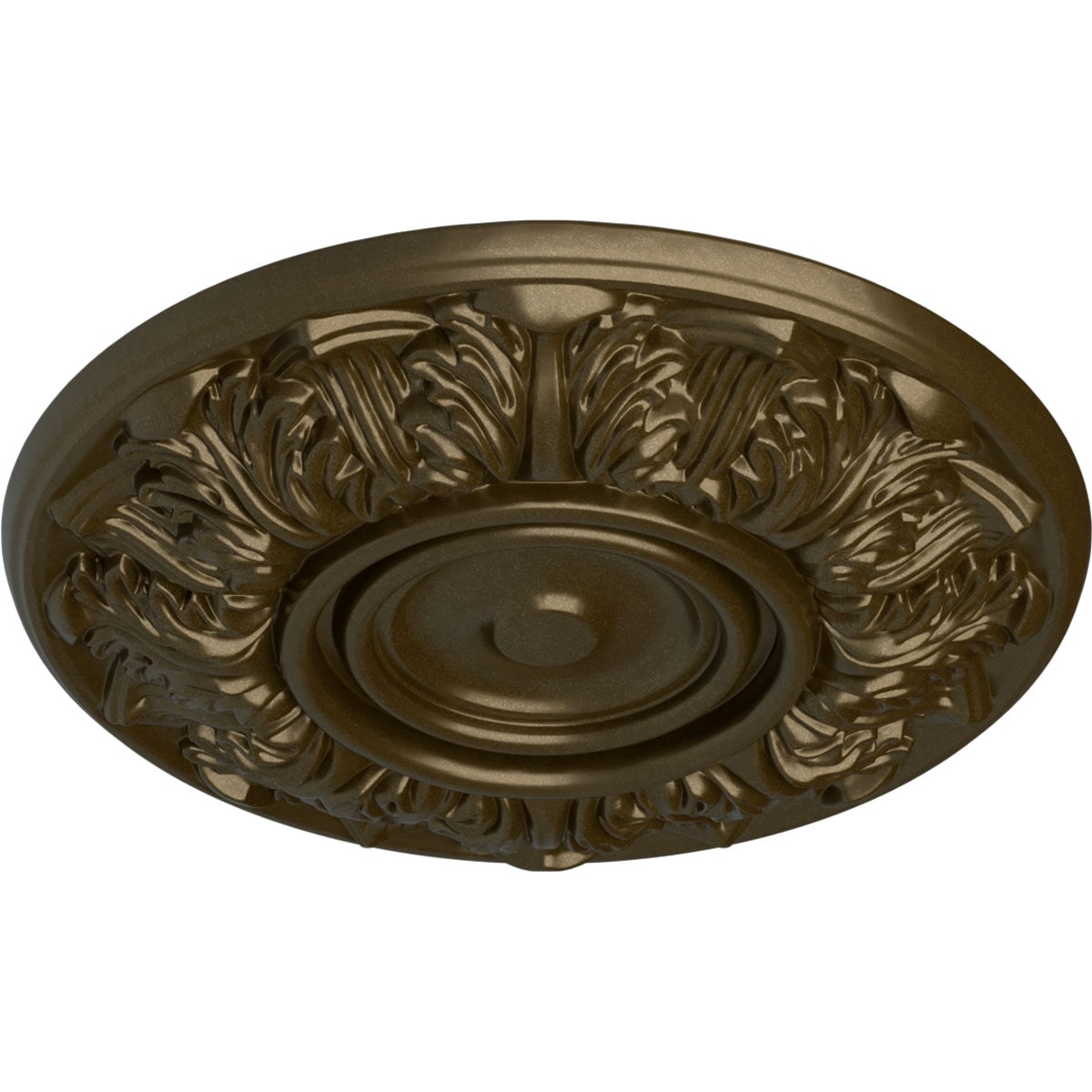 Ekena Millwork CM13WHBRS Ceiling-Medallions - View #2