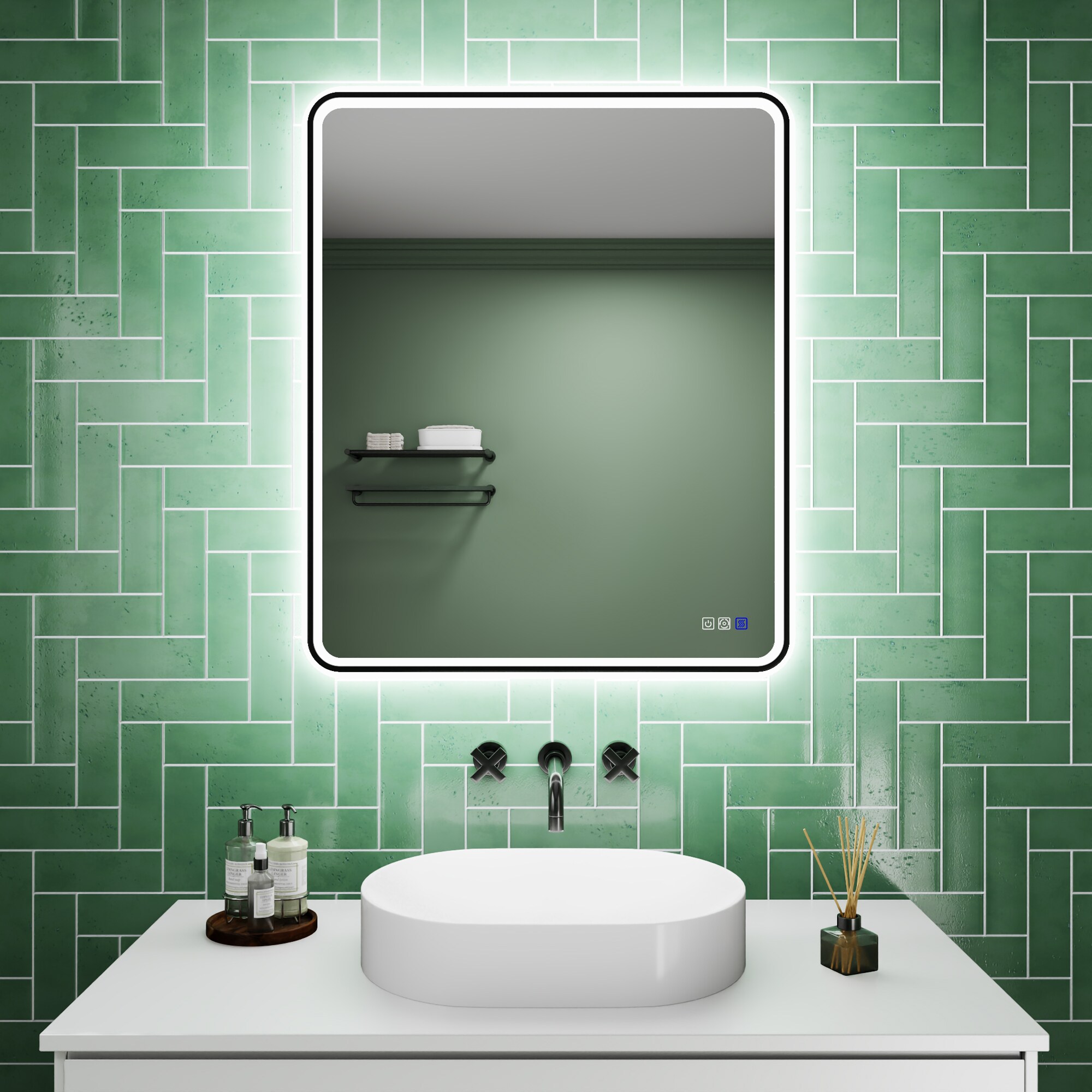 ExBrite EXBMV83036 Framed-Bath-Mirrors - View #16