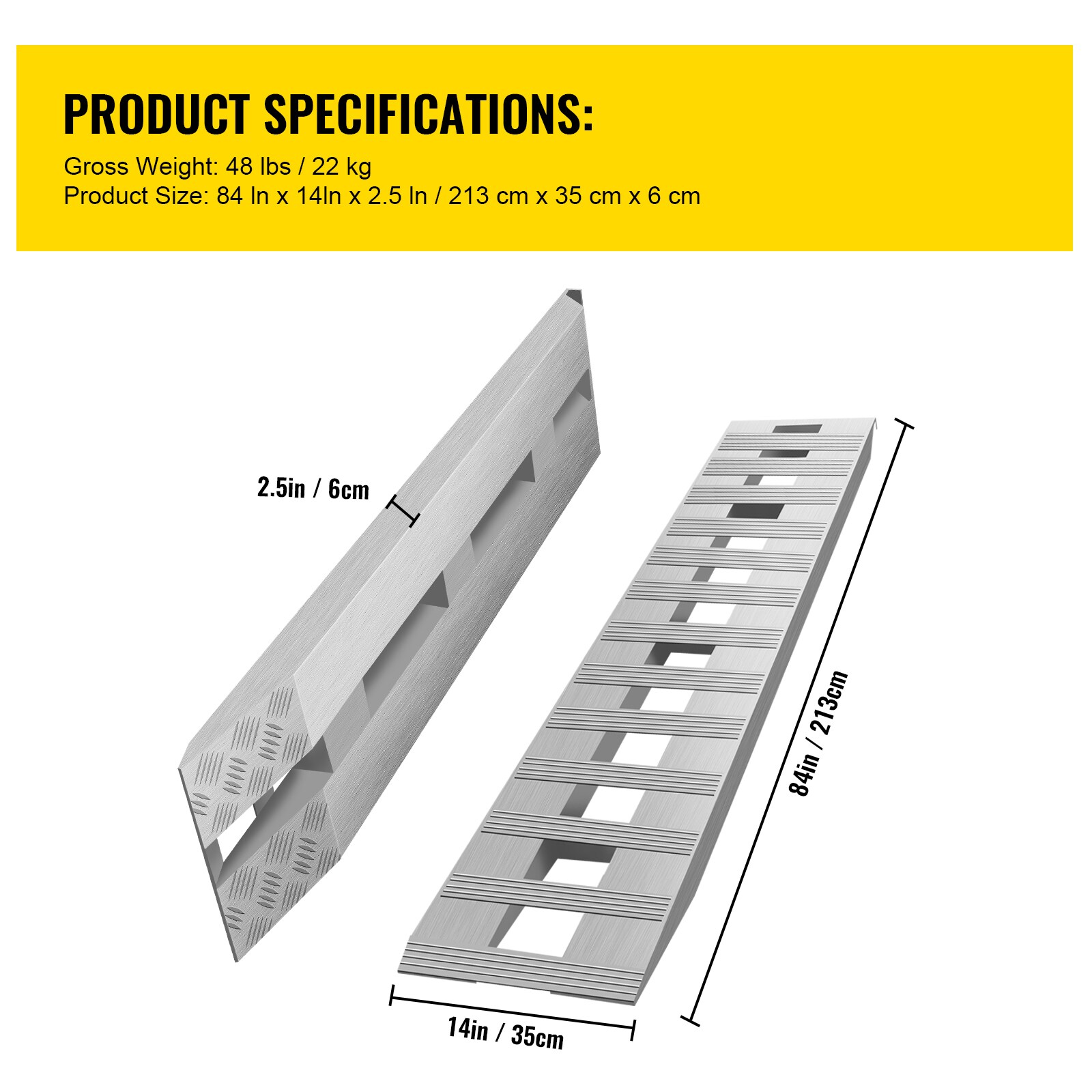 VEVOR SCLHJPD84X1403096V0 Loading-Ramps - View #7