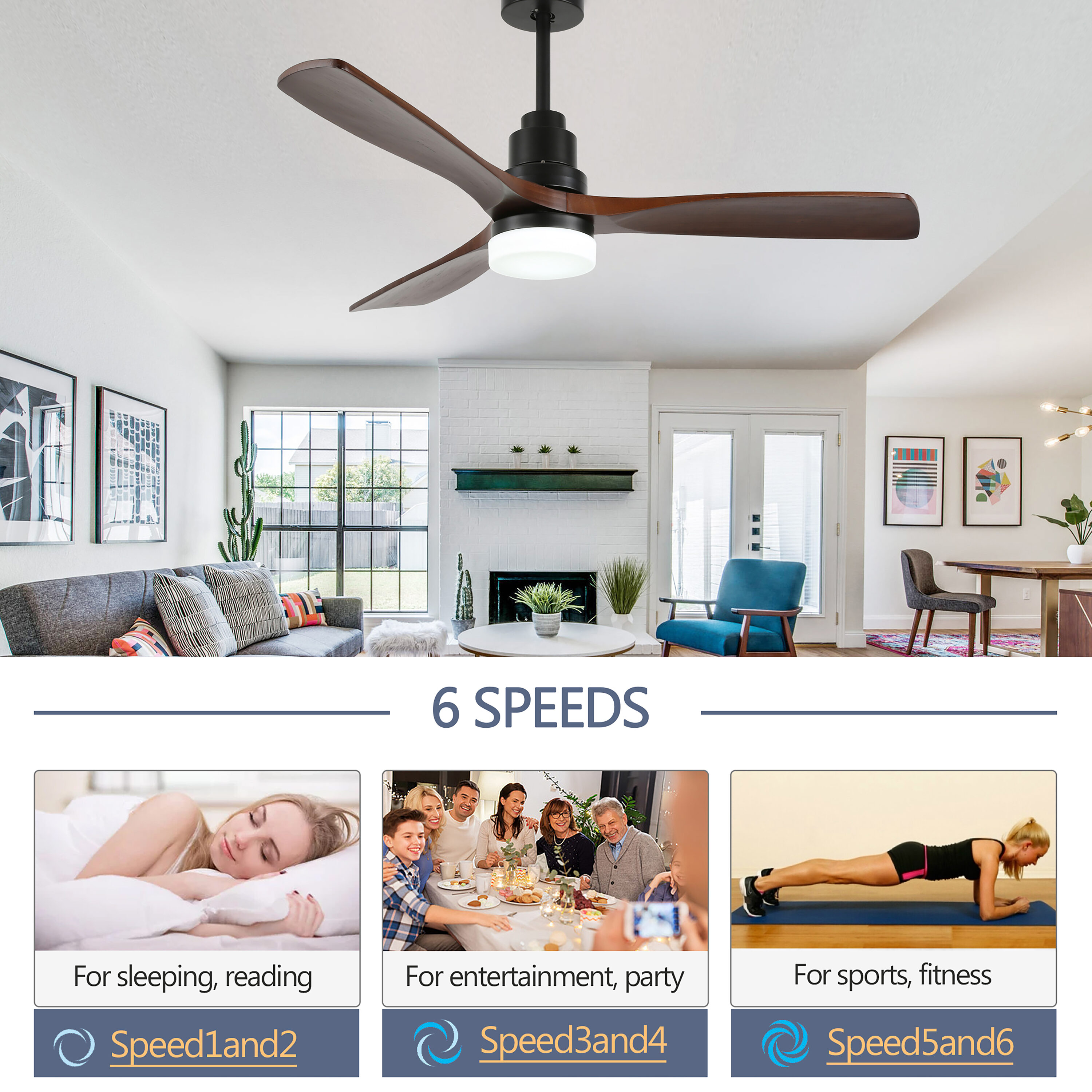 Oaks Decor DC5209 Ceiling-Fans - View #6