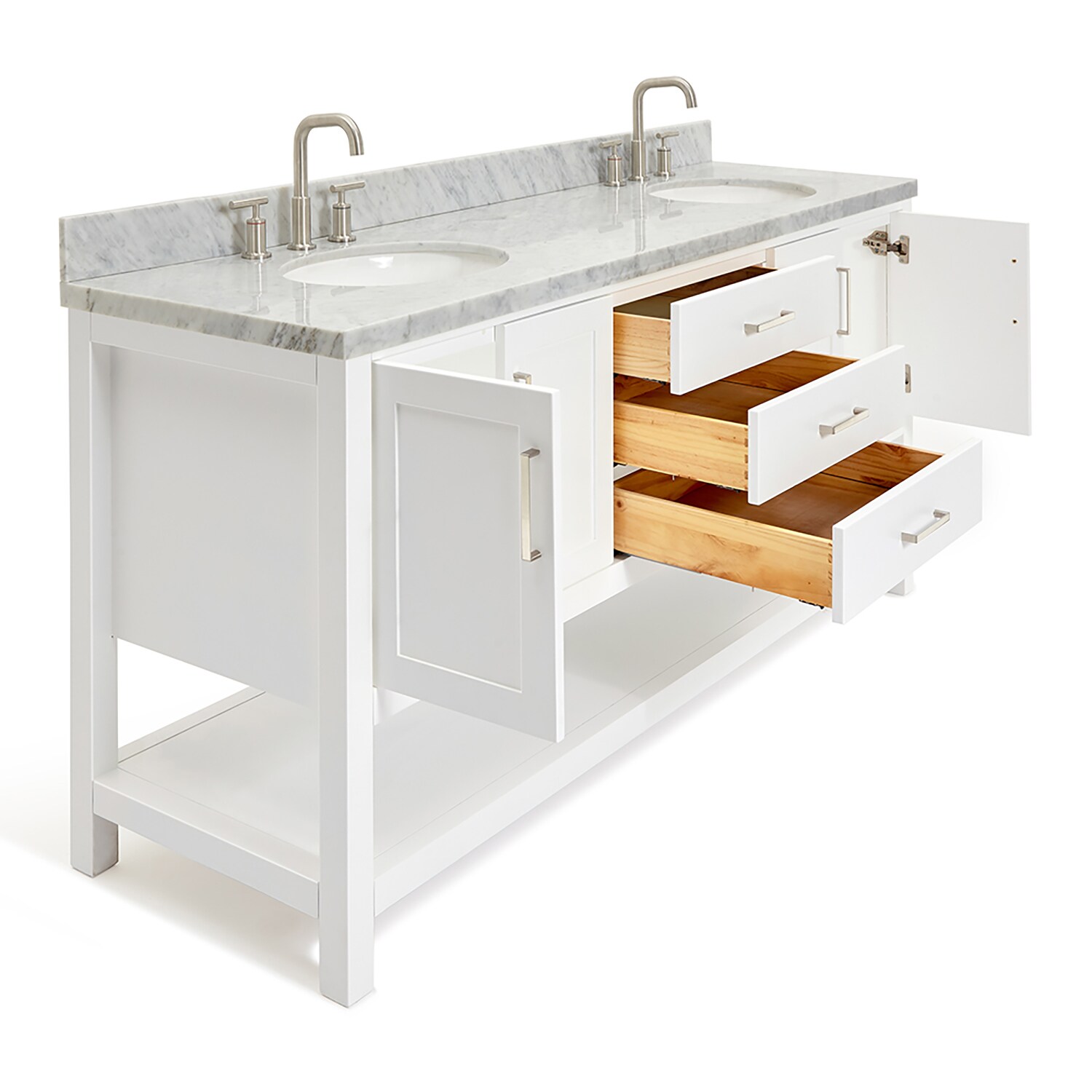 ARIEL S073DCWOVOWHT Bath-Vanity-Combo - View #5