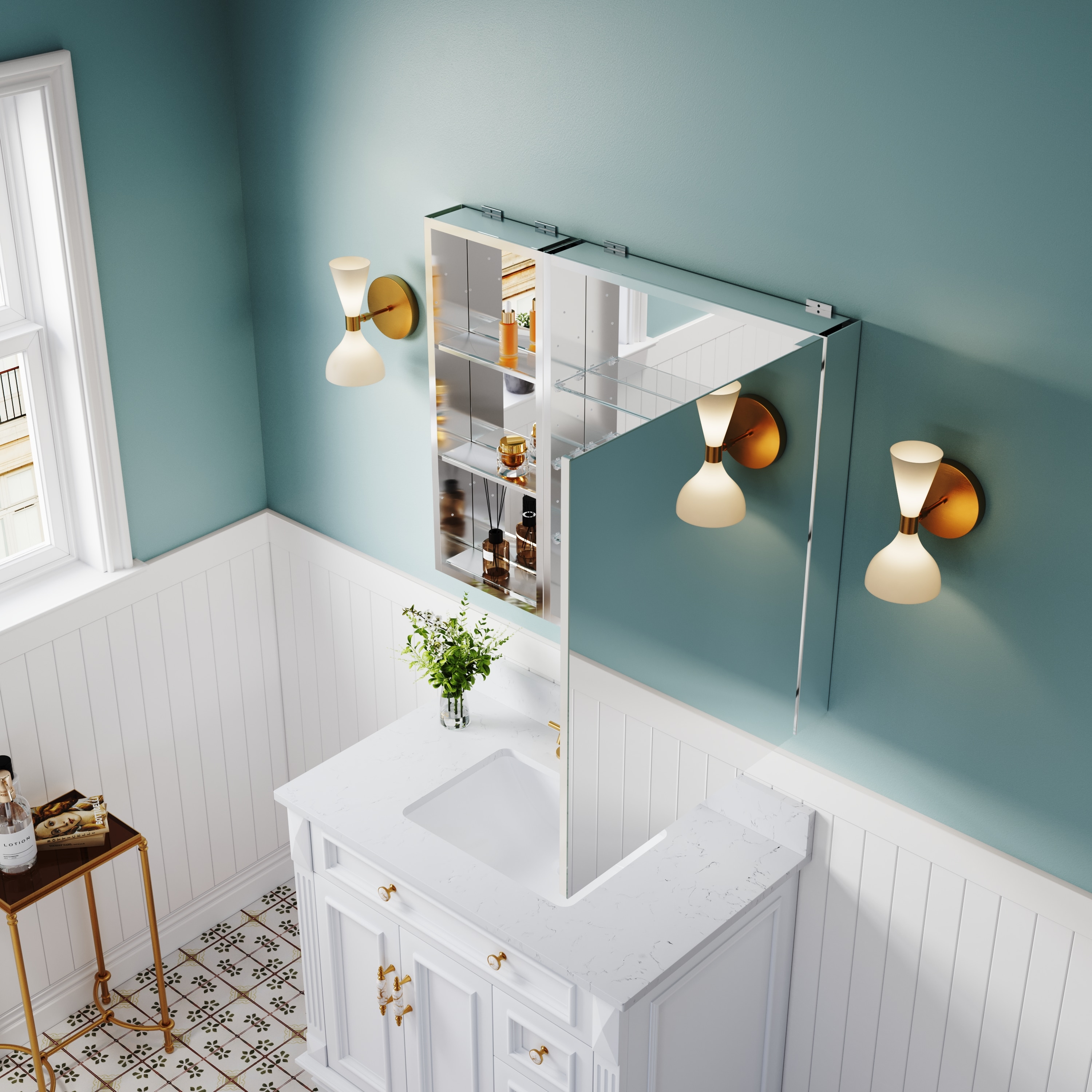 Forclover JSEXDHMC2026-L3 Bathroom-Medicine-Cabinets - View #4