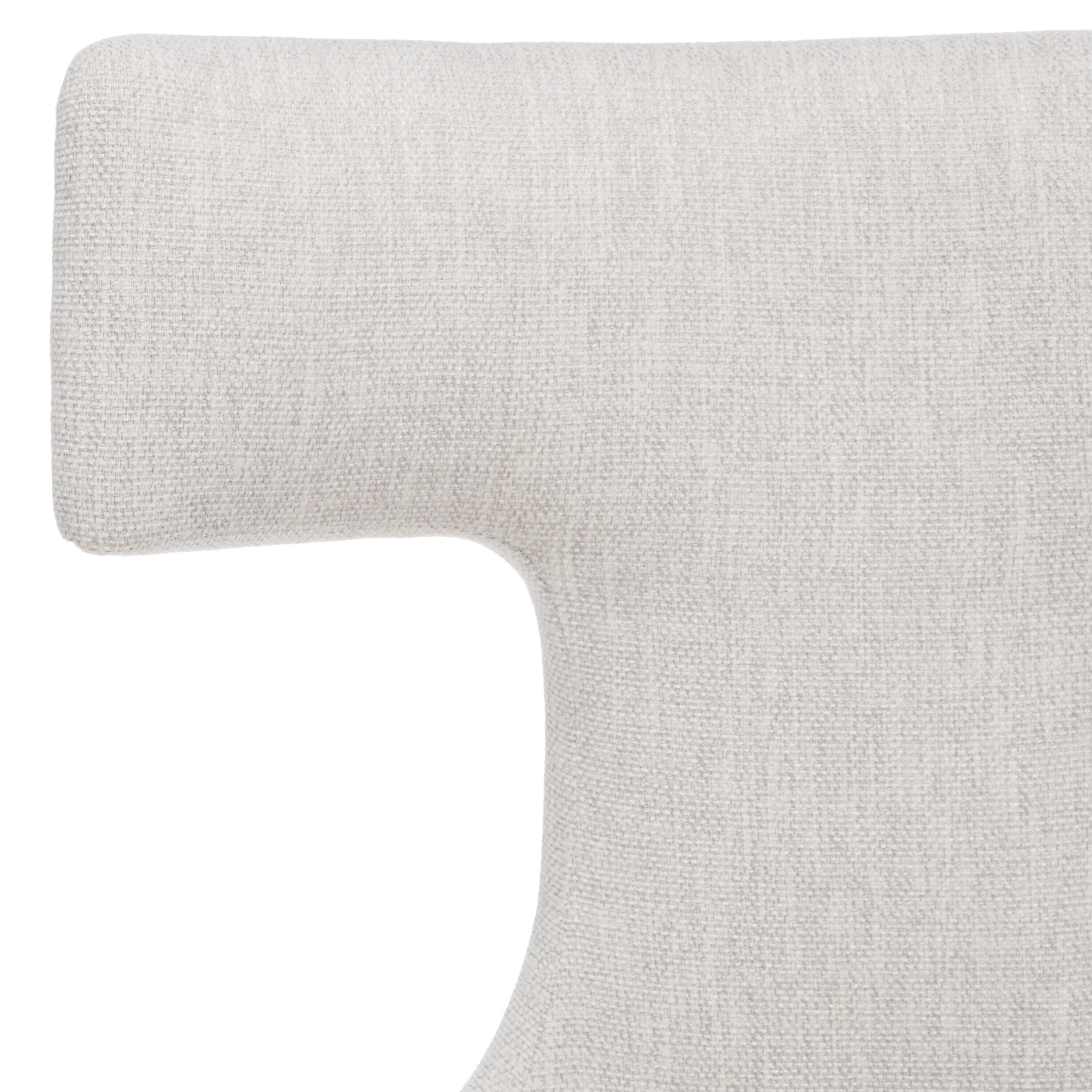 Safavieh Krisalyn Glam Style Linen Dining Chair/Taupe in the Dining ...
