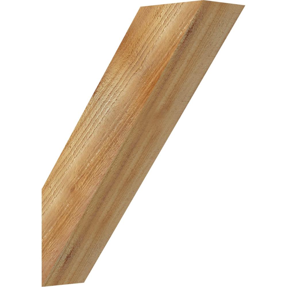 Ekena Millwork BRC04X14X18TRA00RWR 4-in x 14-in x 18-in Western Red Cedar Unfinished Wood Traditional Rough Sawn Knee Brace