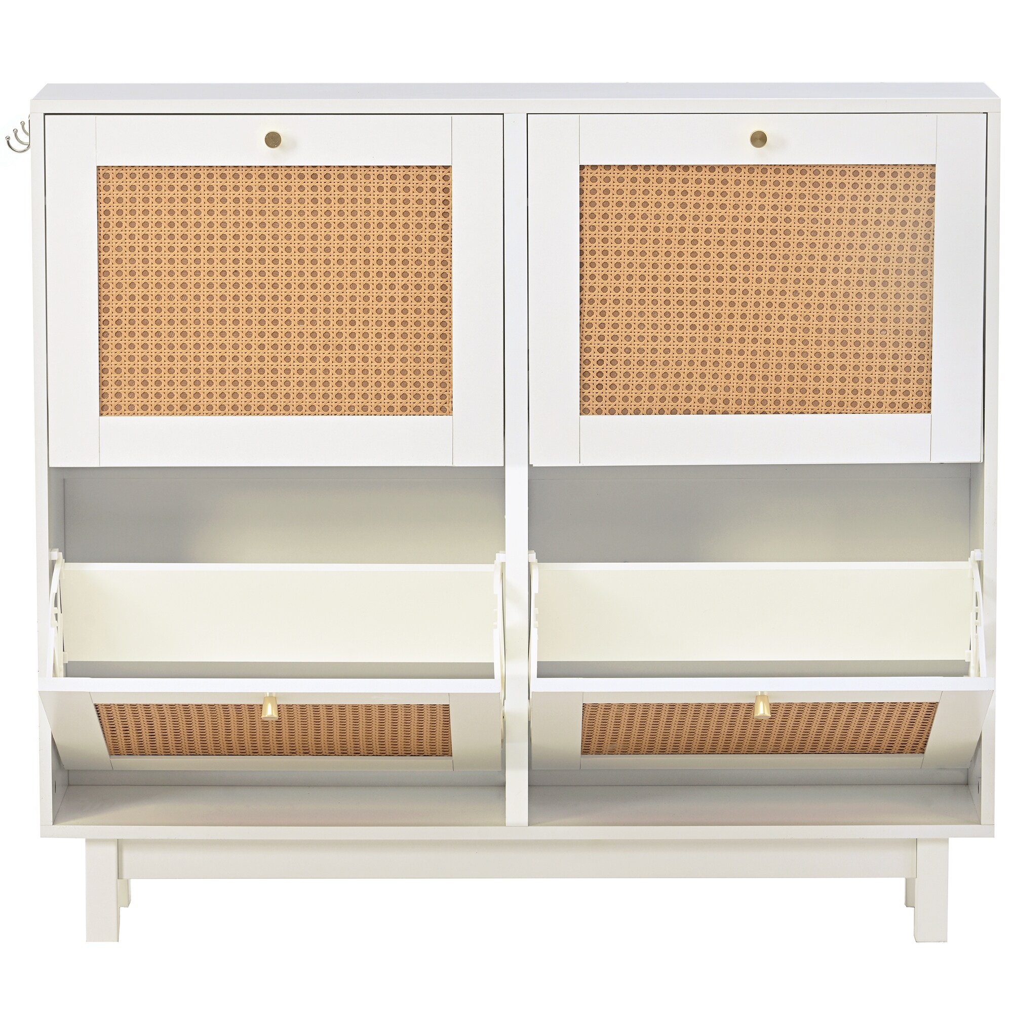 Magic Modern Shoe Cabinet in White Gloss - MIG Furniture