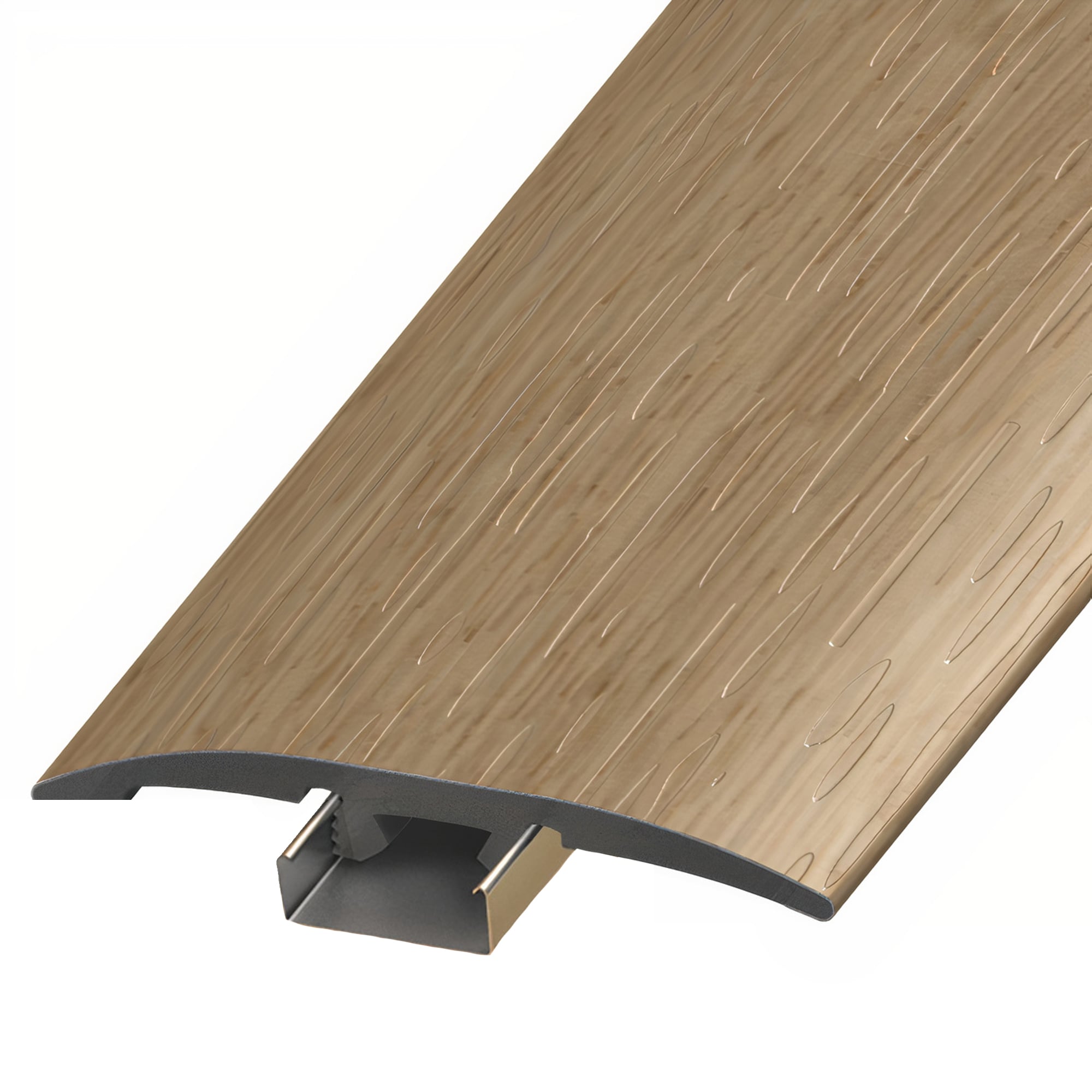 Element Flooring E20047TIO Clermont Cobb 3/8-in T x 2-in W x 94-in L Prefinished Vinyl 3-in-1 T-moulding/Reducer/Endcap