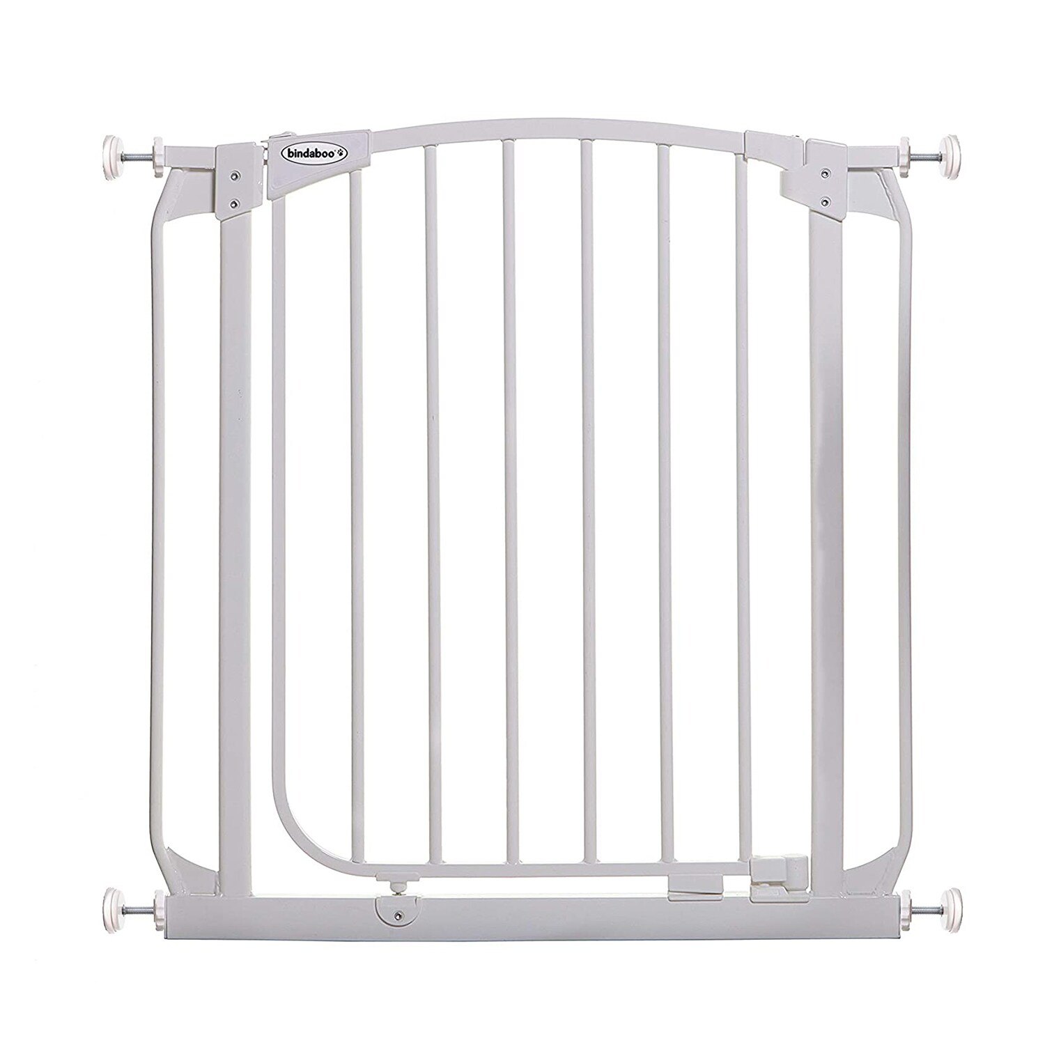 Pet Pal Freestanding Expandable White Metal Pet Gate in the Pet