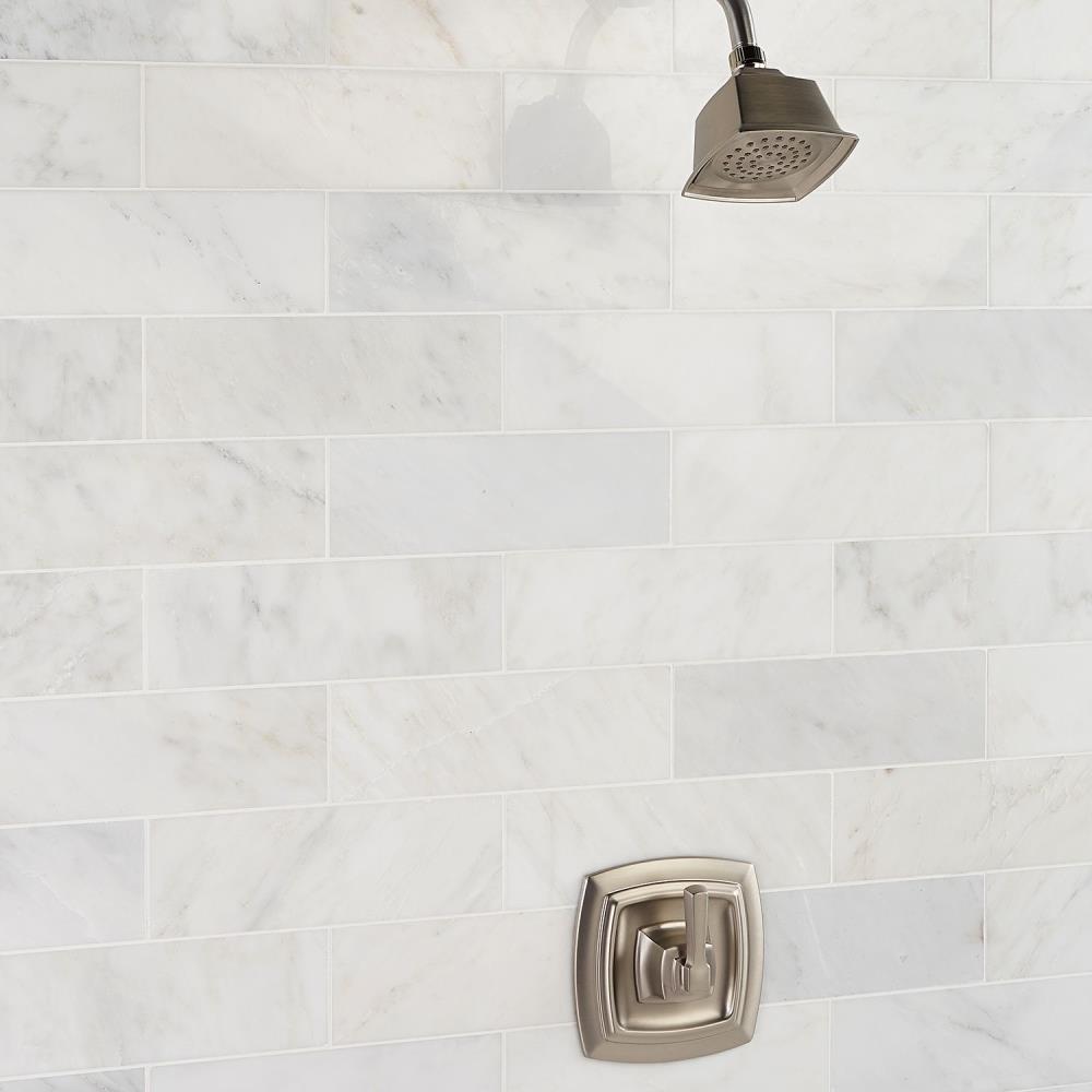 Eastern Asian Statuary White Marble Subway Tile