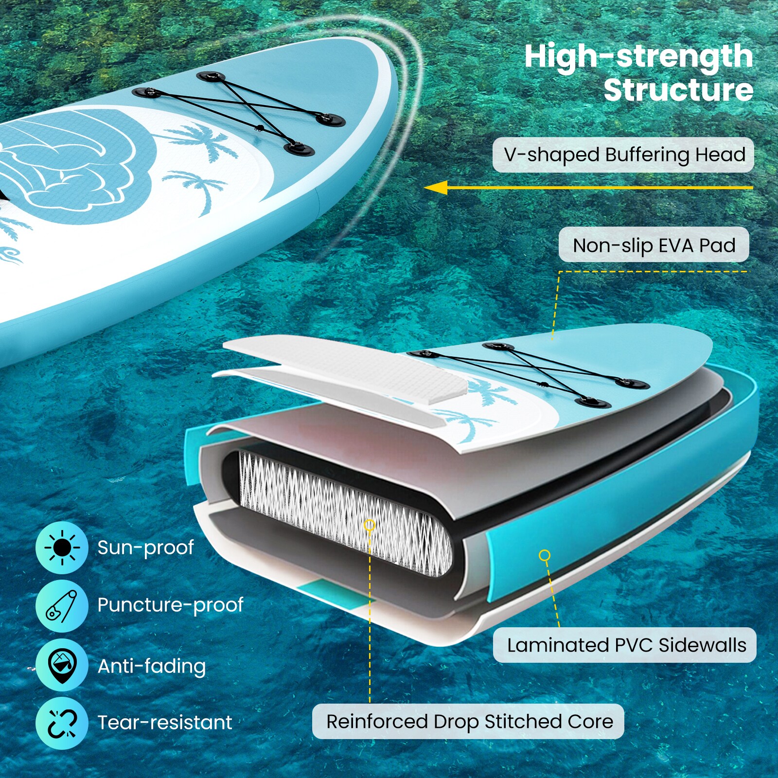 Slickblue D-CO-L-01283PS Stand-Up-Paddle-Boards - View #8