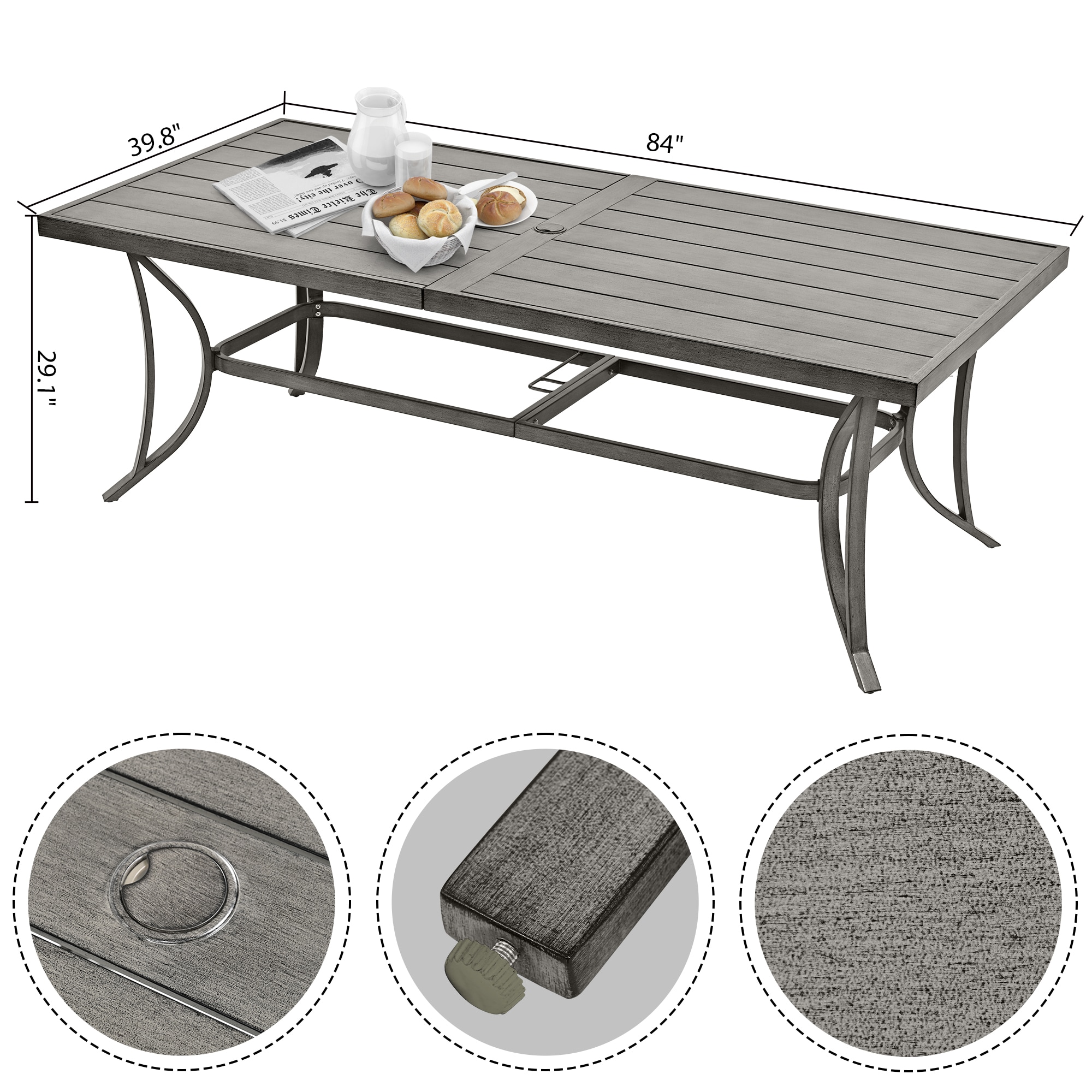  EL-CZ9-GG-C1-WL3 Patio-Dining-Sets - View #2