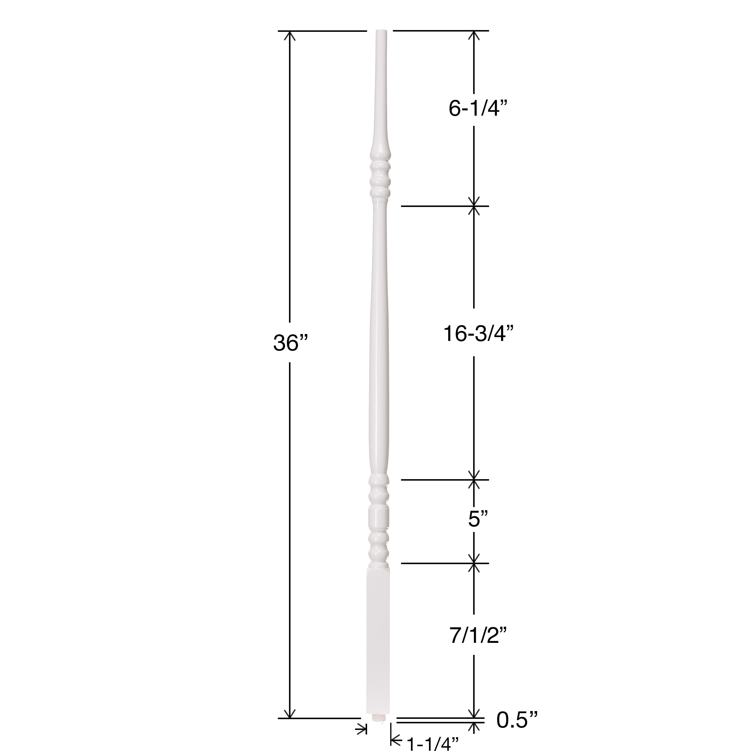 RELIABILT WG520036PRM Interior-Stairpart-Balusters - View #4