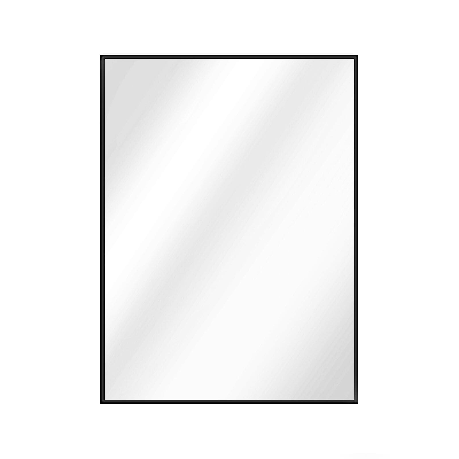 BEAUTYPEAK LS-YSJ-ZJ2436-B 24-Inches W x 35.8-Inches H Rectangle Black Framed Wall Mirror
