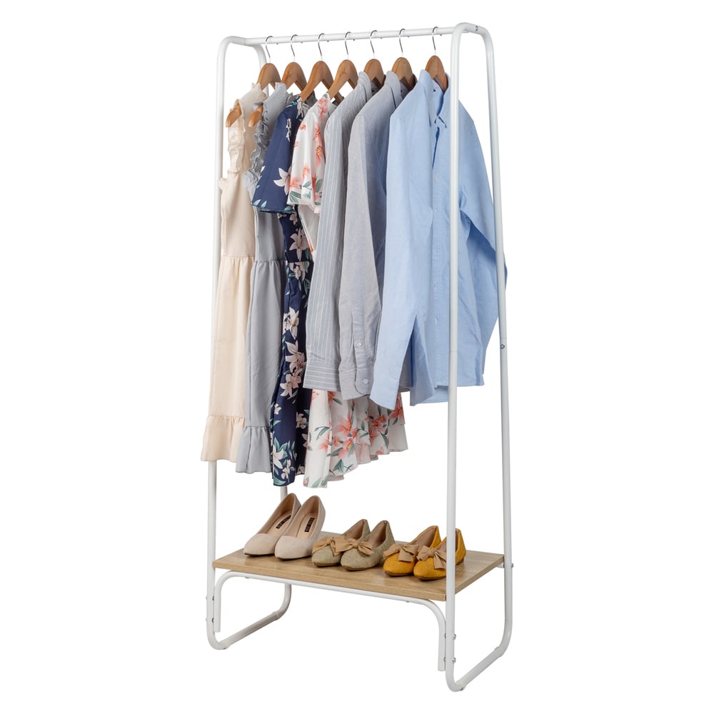 Winado Freestanding Brown Steel Clothing Rack, 59-in Height, 25.19-in ...