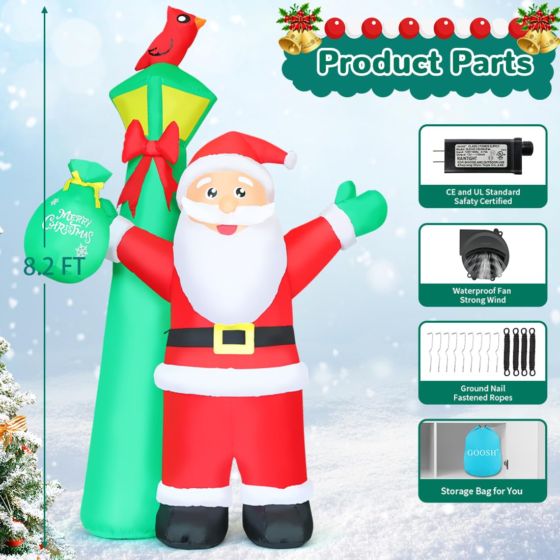 GOOSH DJ-SD-27485 Christmas-Inflatables - View #6