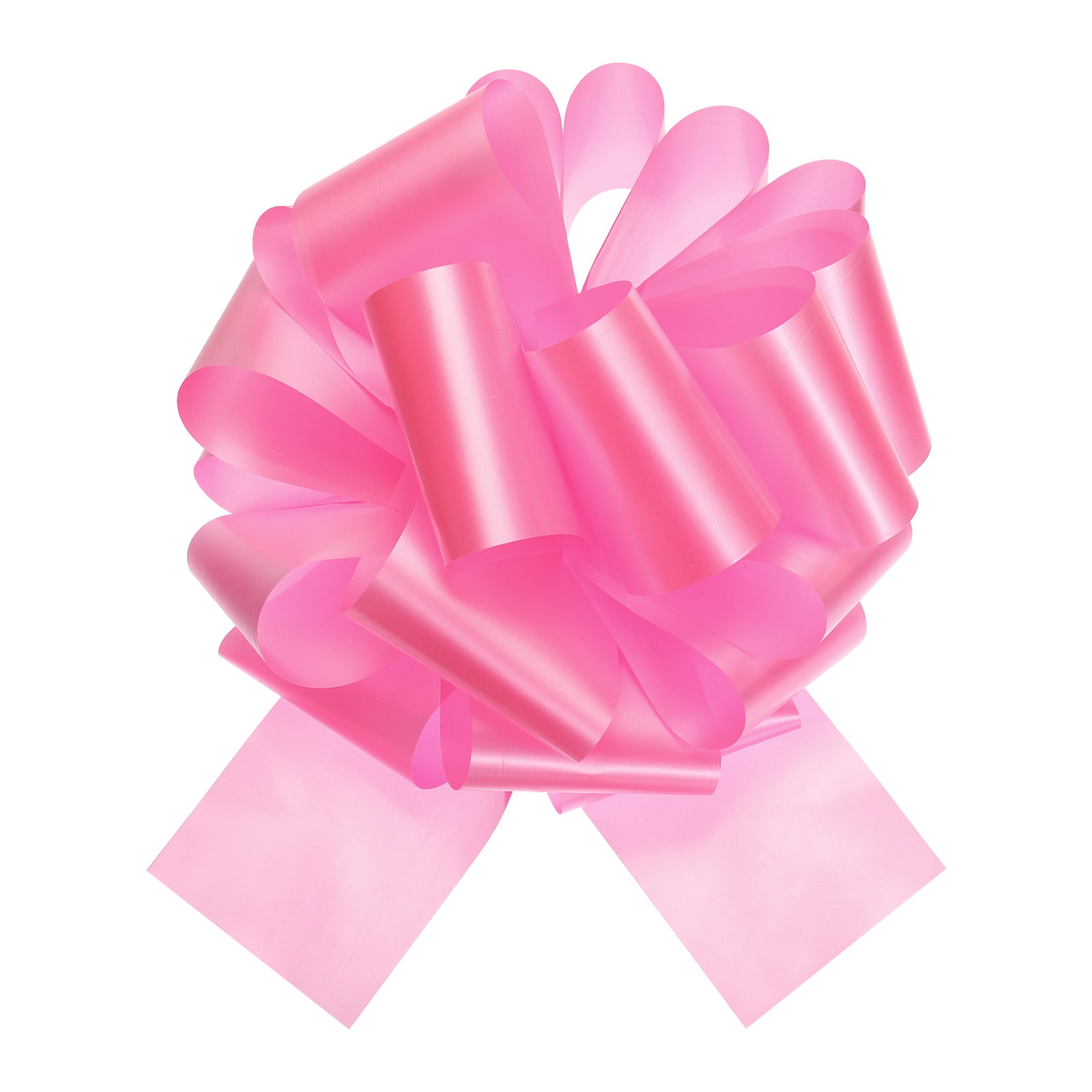 Unique Bargains 12 Inch Giant Large Pull Bow Big Metallic Car Bows Ribbon for Wedding Presents Gift Wrapping Christmas Pink