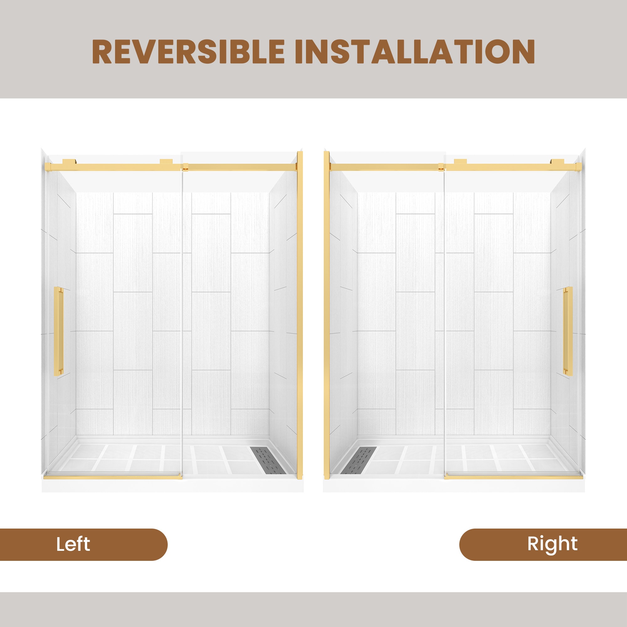 CASAINC CABR1301BG10R25 Alcove-Shower-Kit - View #6