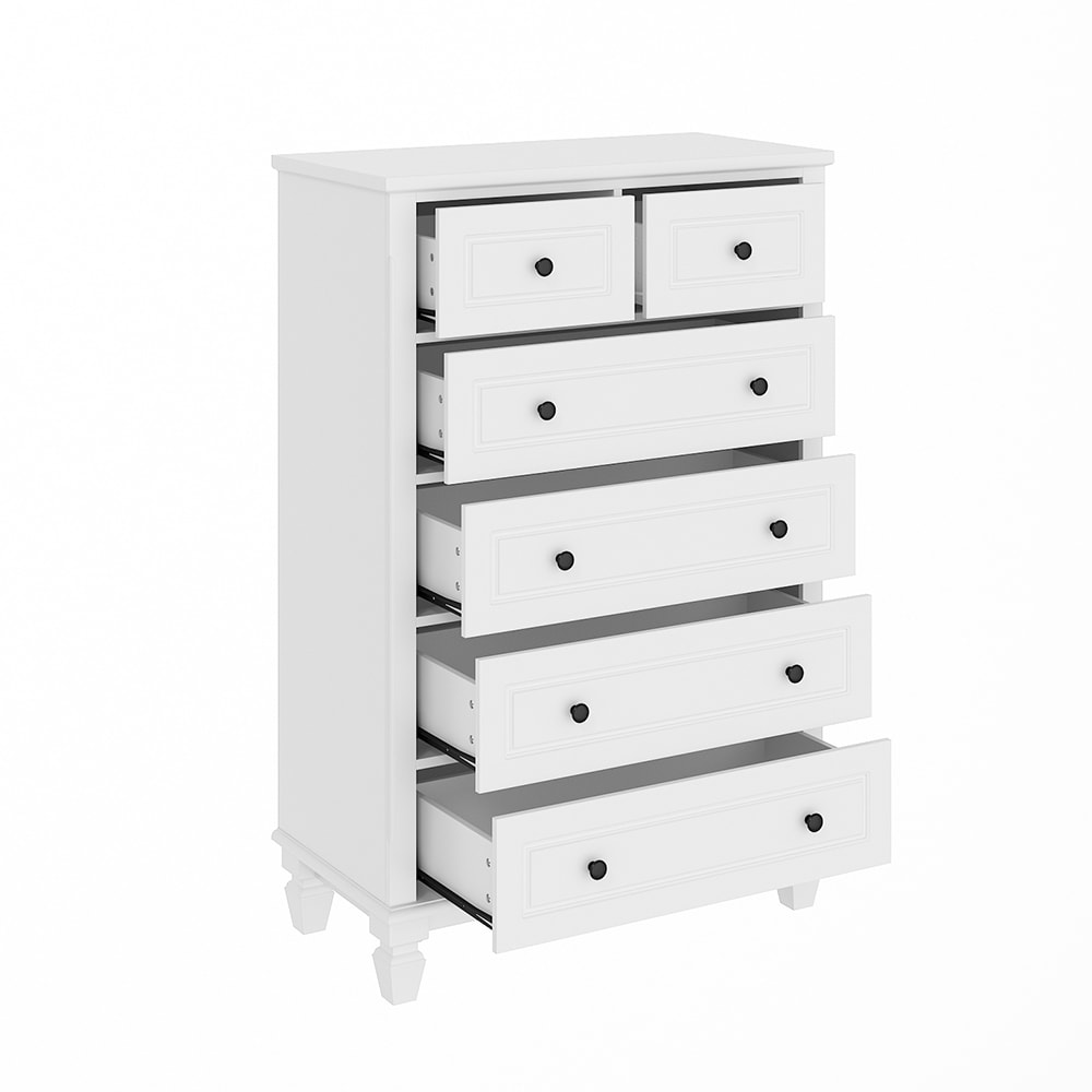  V-KF020273-01 6 Drawer Tall Chest Dresser