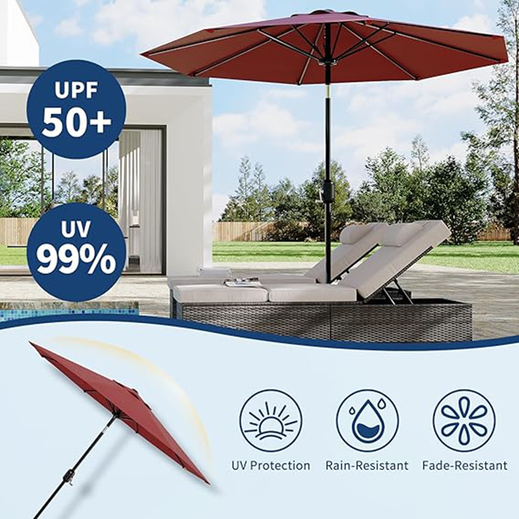Qeetex LSHQQPPG-333JXNYL Umbrellas-2 - View #3