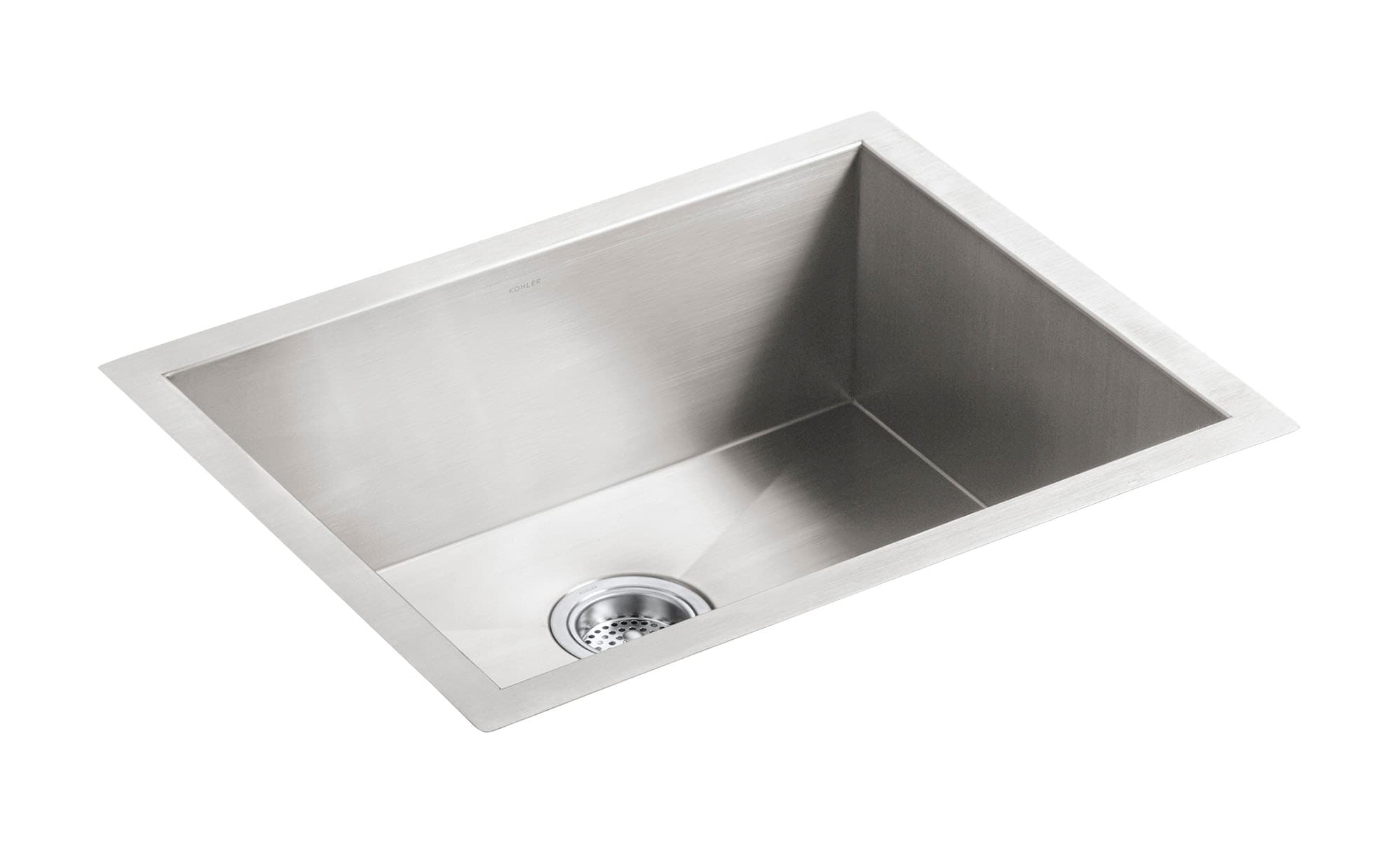 KOHLER Vault Undermount 21 In X 18 25 In Stainless Steel Single Bowl   09245706 