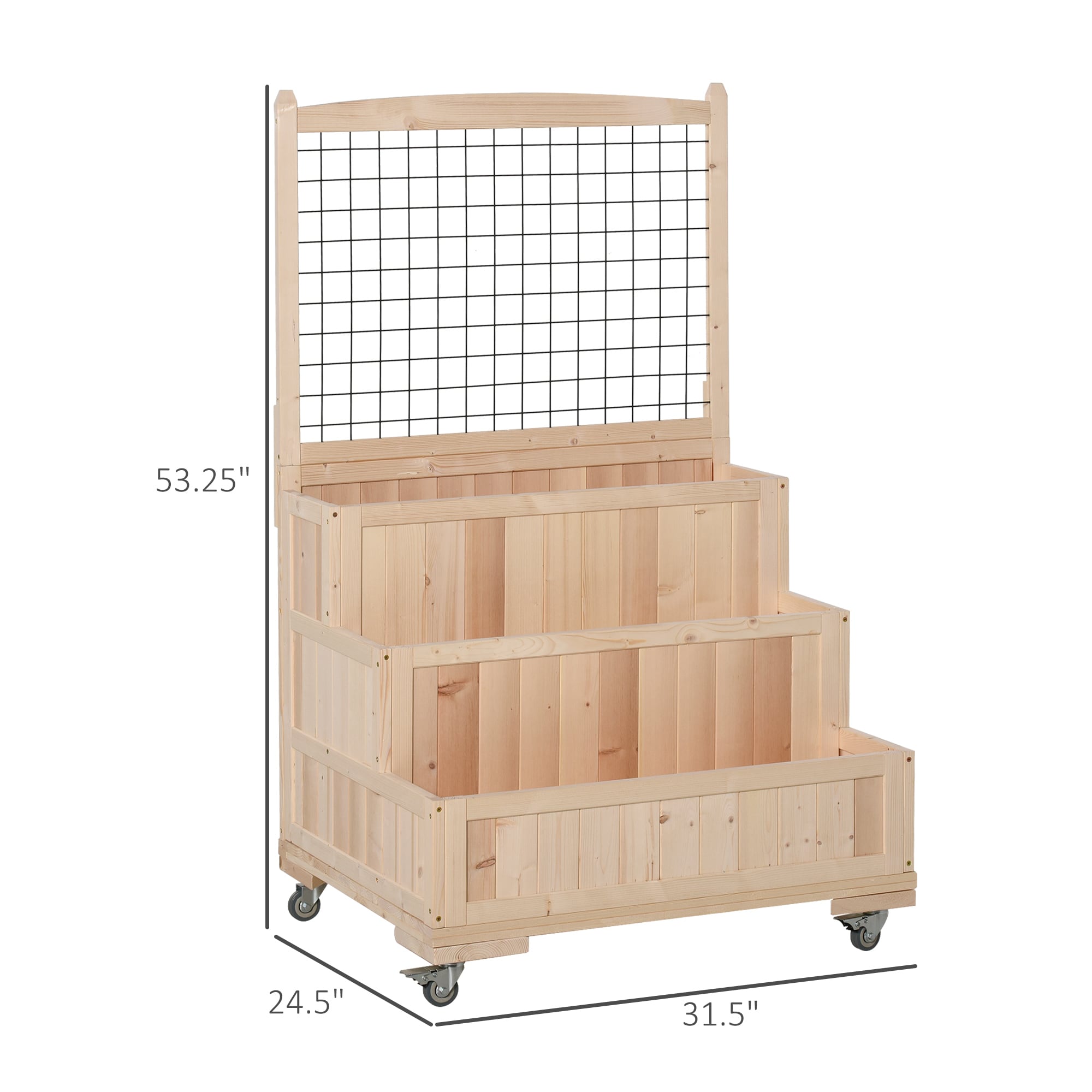 AHIOU HOME ZAAHG-P172530GB Raised-Planter-Boxes - View #6