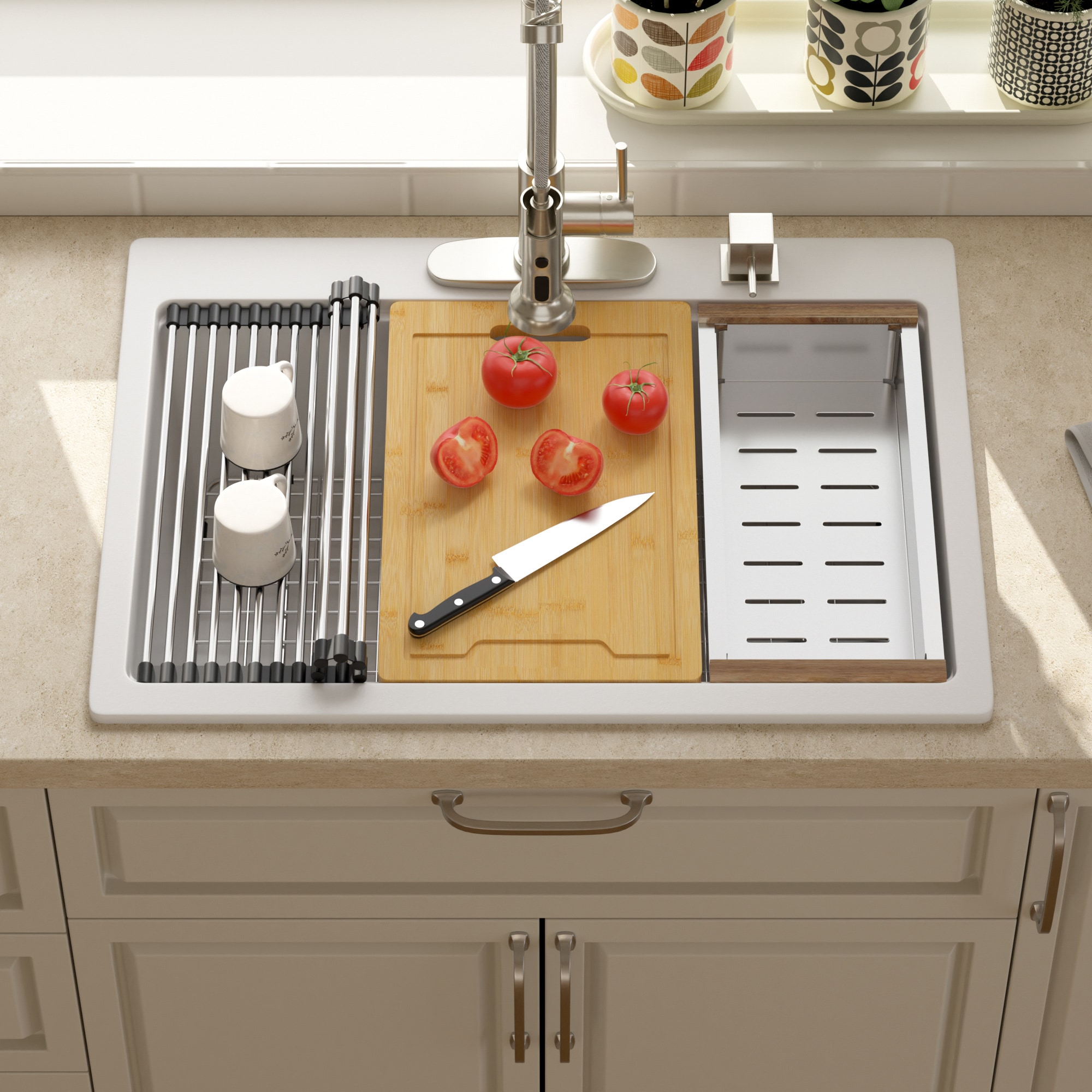 Lordear LD-SYSWHTS30 Kitchen-Sinks - View #9