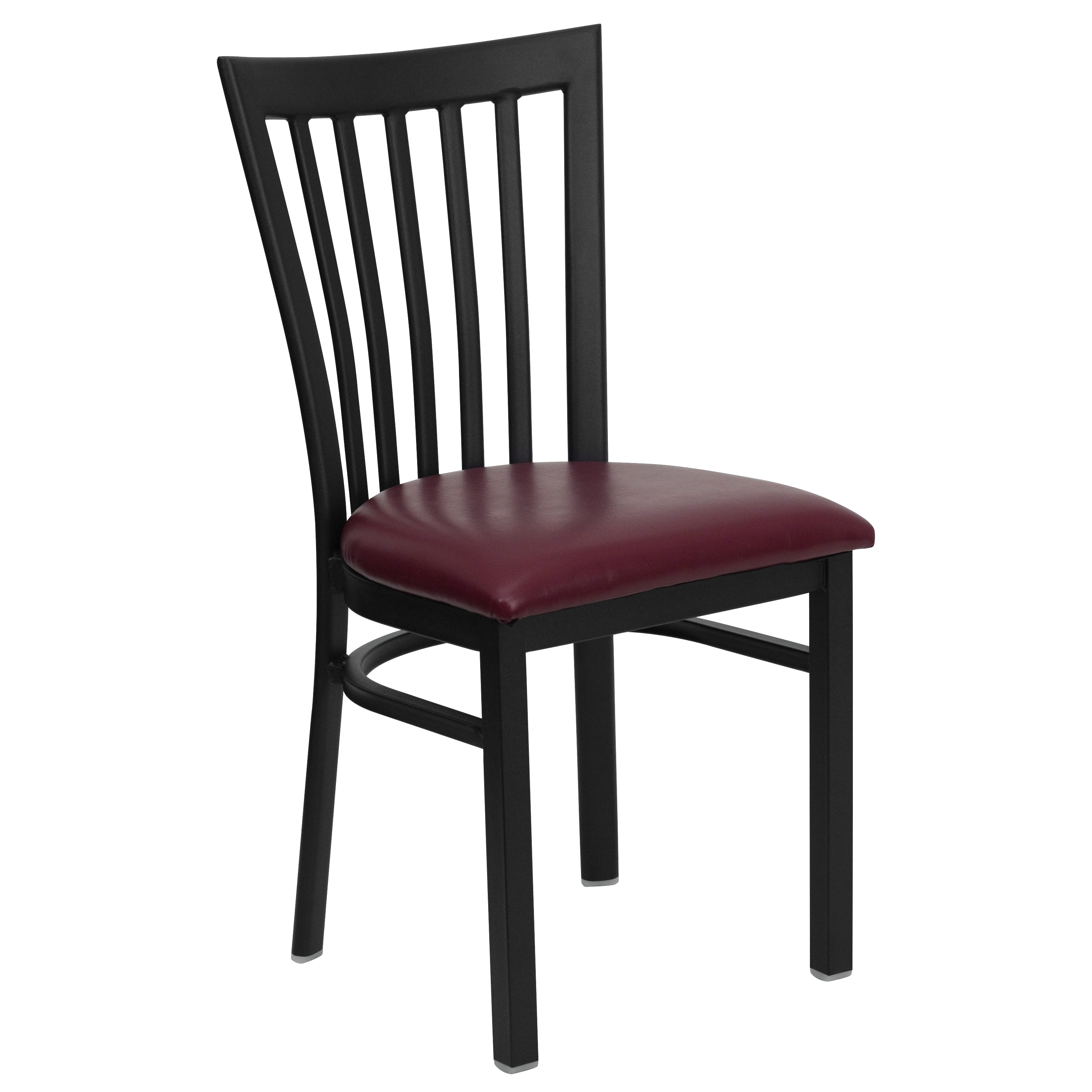 Flash Furniture 847254000789 Contemporary/Modern Vinyl Upholstered Dining Side Chair (Metal Frame)