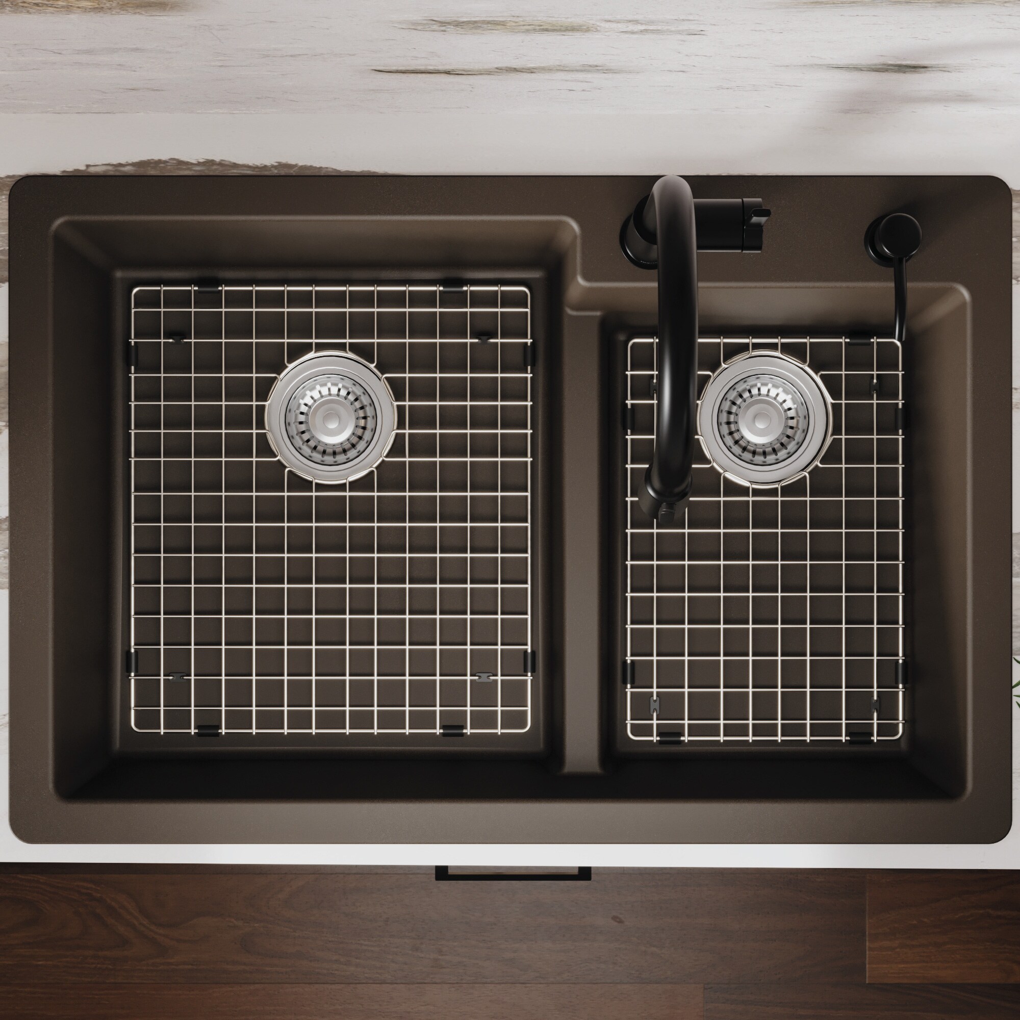 Karran QT-811-BR-PK1 Kitchen-Sinks - View #4