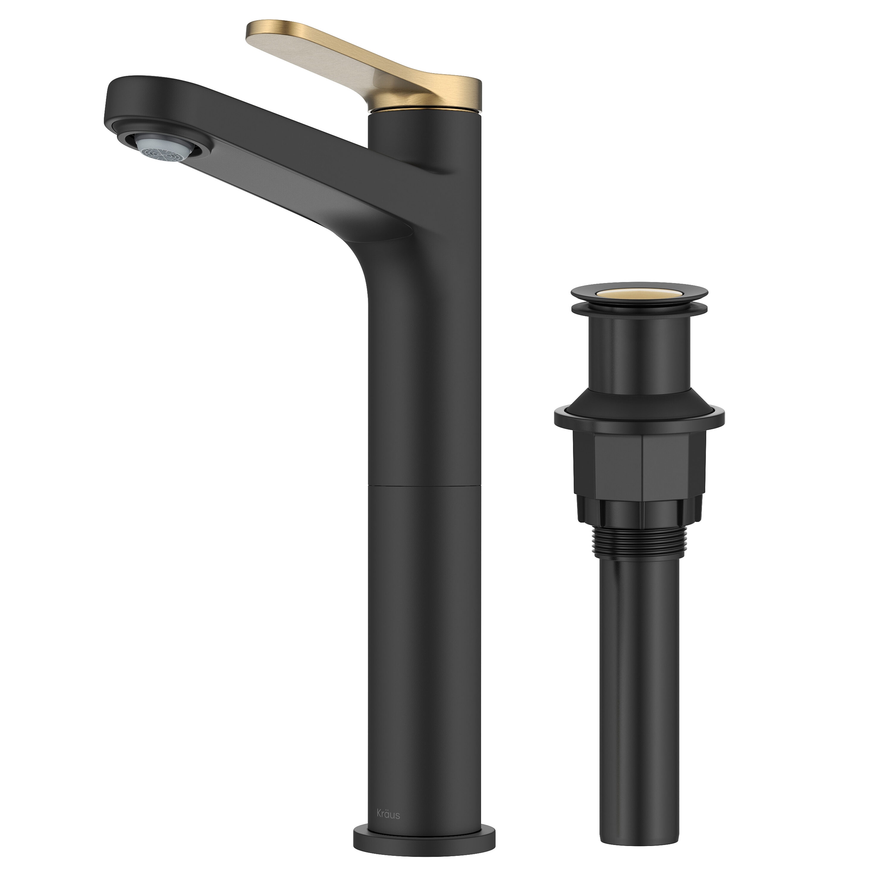 Kraus KVF-1410SFBBMB Lavatory-Faucets - View #2