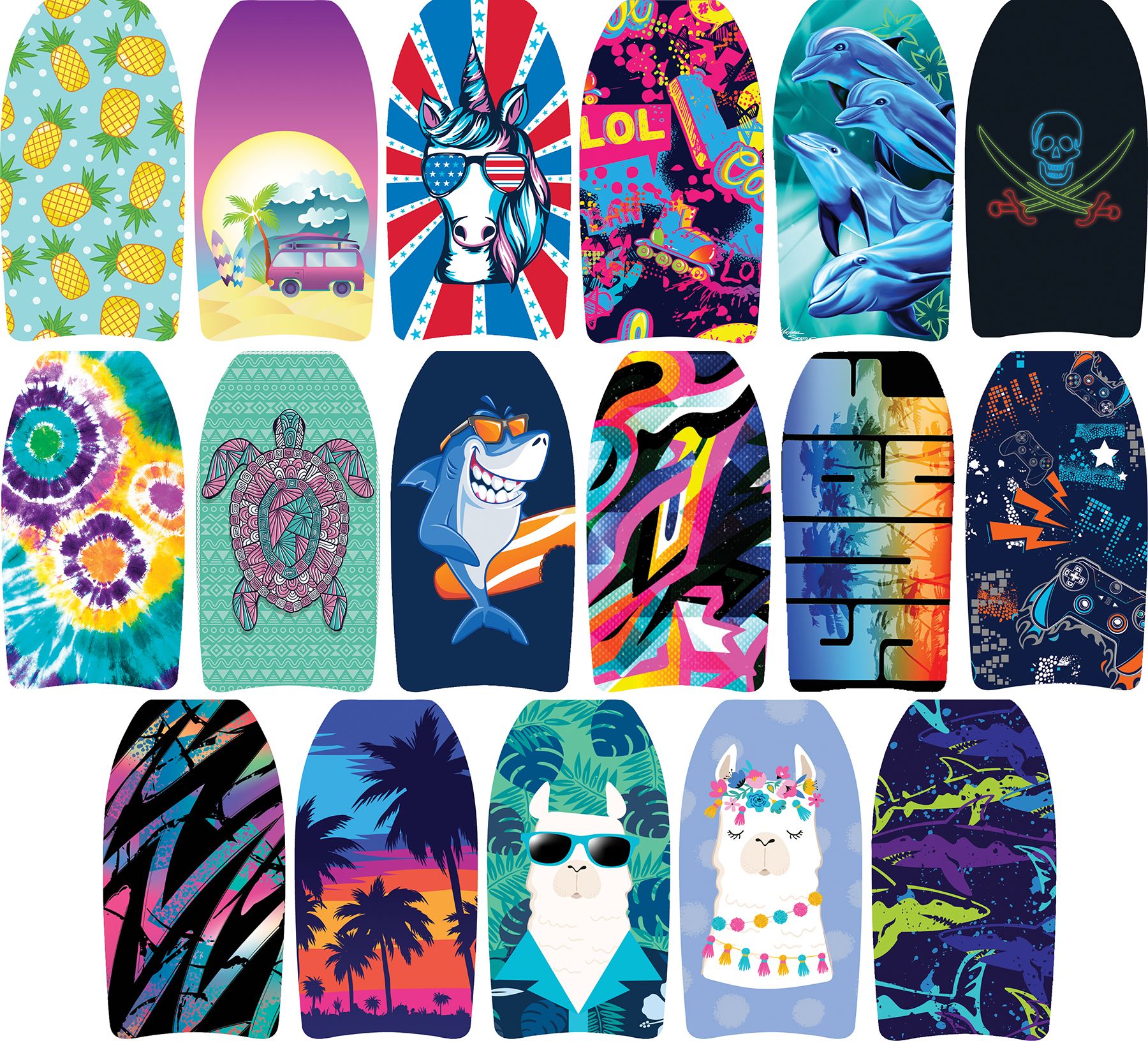 Bluewater Beach Multi-color Body board