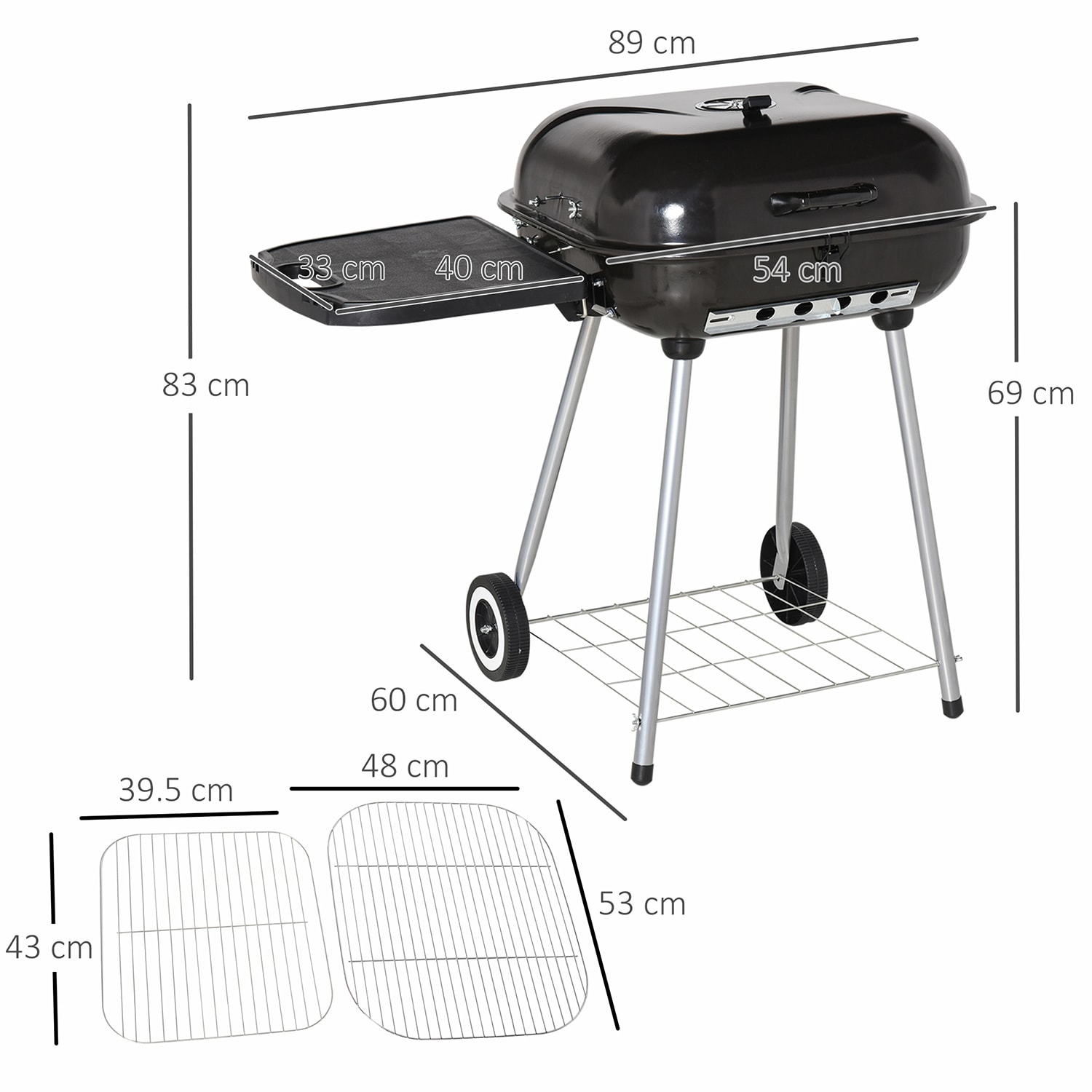 GZMR GZ-W22318 Charcoal-Grills - View #10