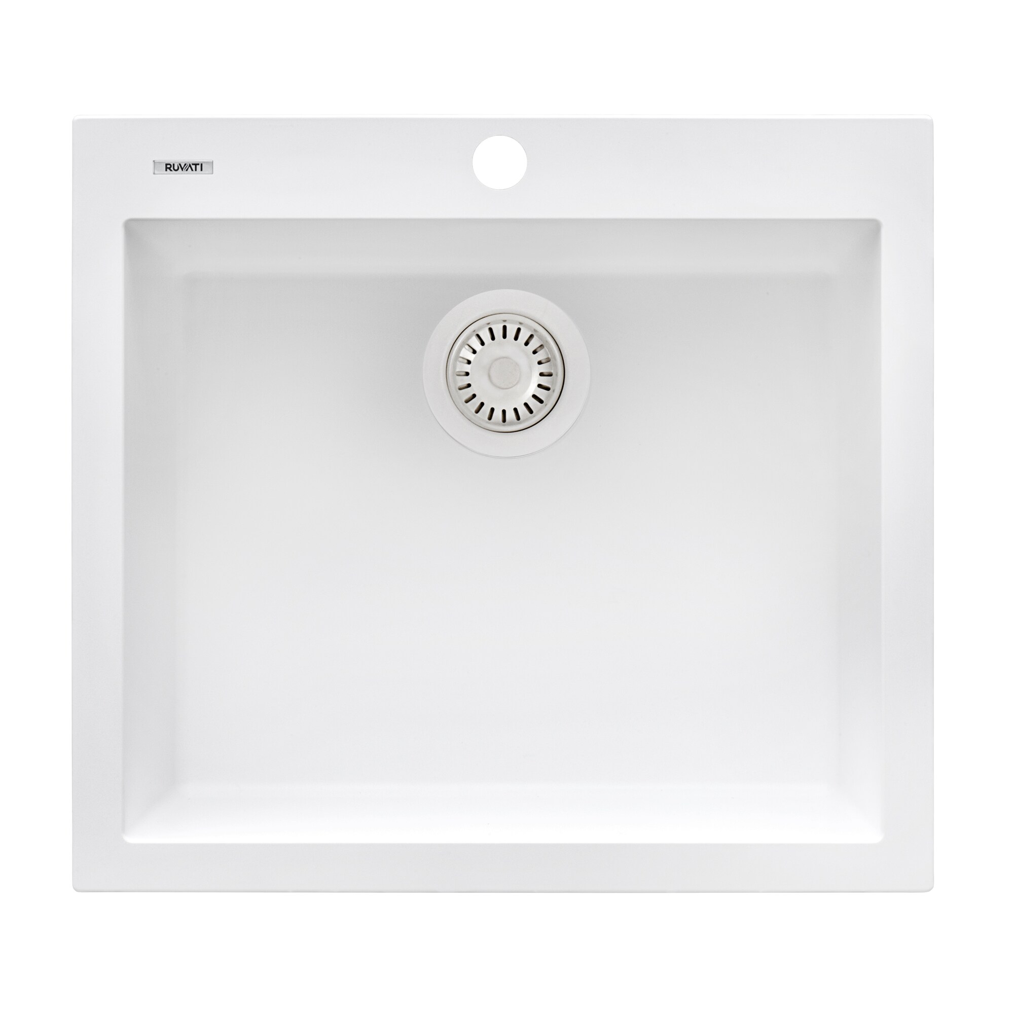 Arctic White Granite Composite Single Bowl Kitchen Sink