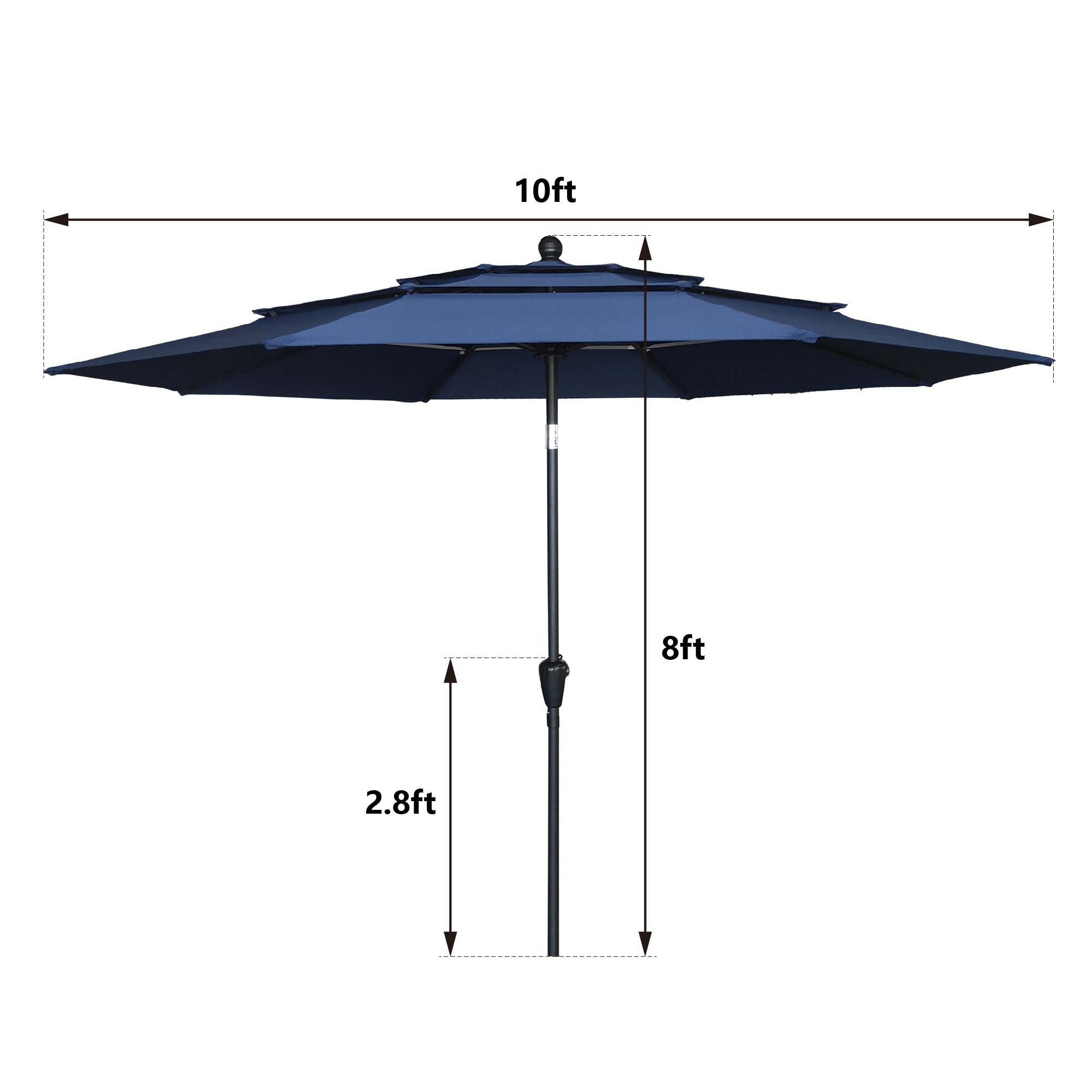 Clihome CLI-21ED37-4-NV Umbrellas-2 - View #4