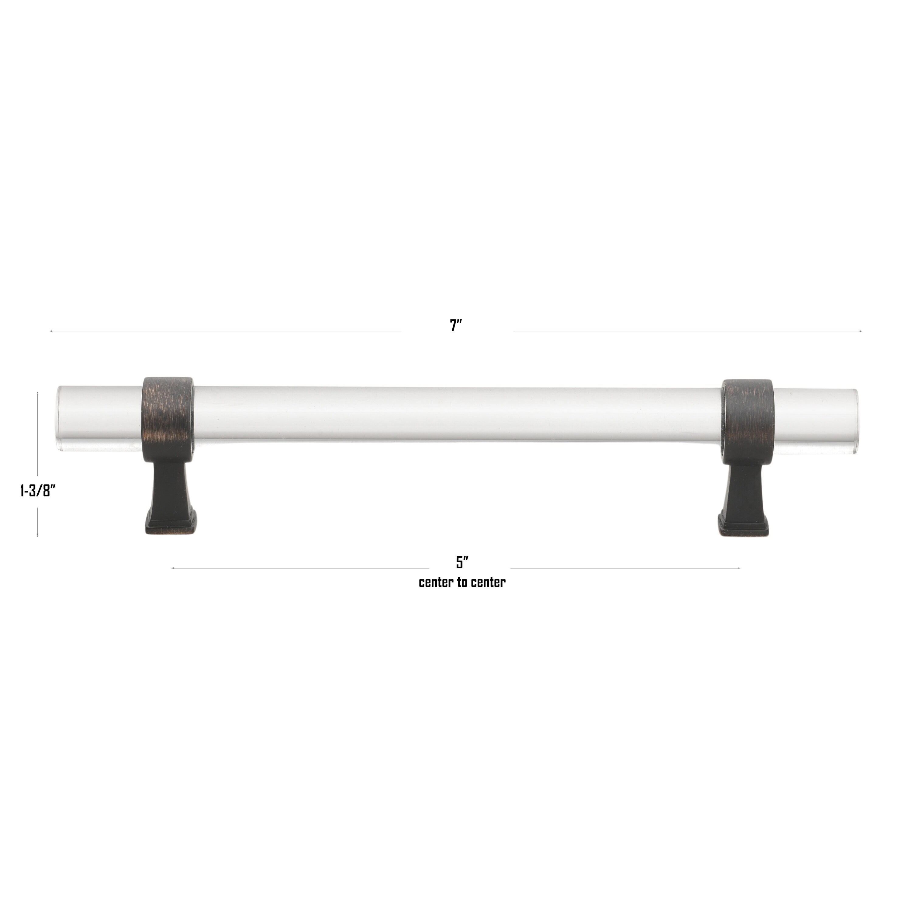 GlideRite Hardware 4718-128-ORB-25 Cabinet-Pulls - View #4