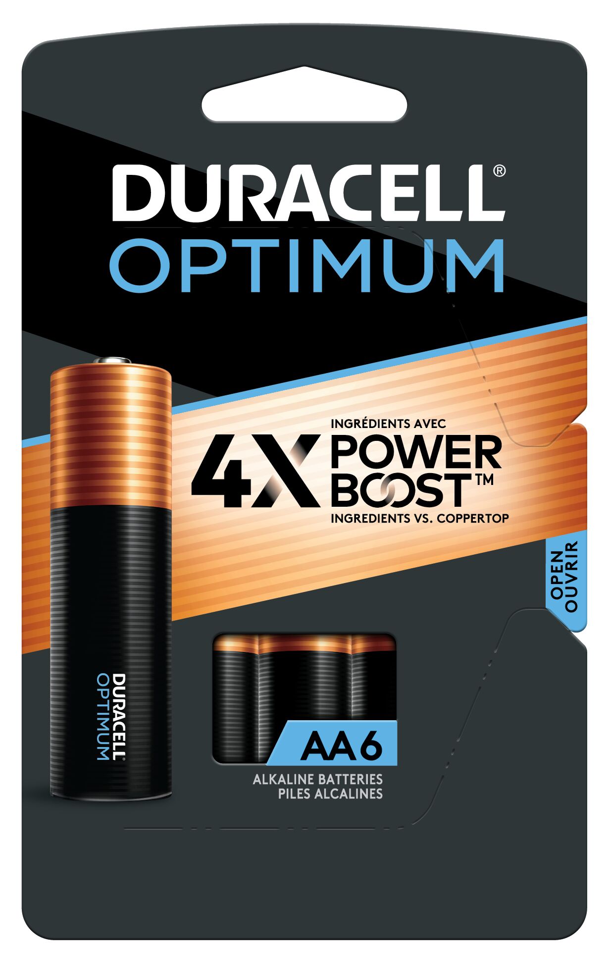 Duracell Optimum Alkaline AA Batteries (6-Pack) in the AA Batteries  department at