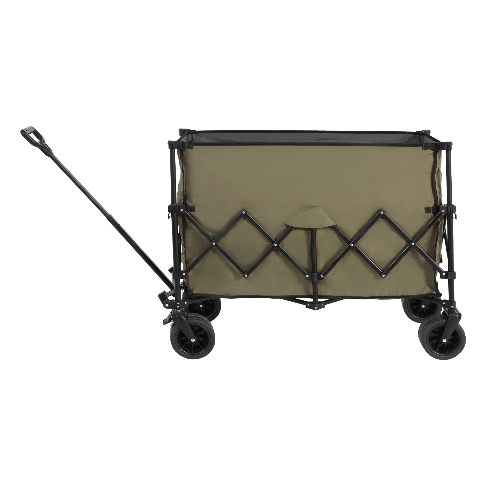 Maocao Hoom JLP256859 Beach Wagon 10.59-cu ft Steel Folding Yard Cart