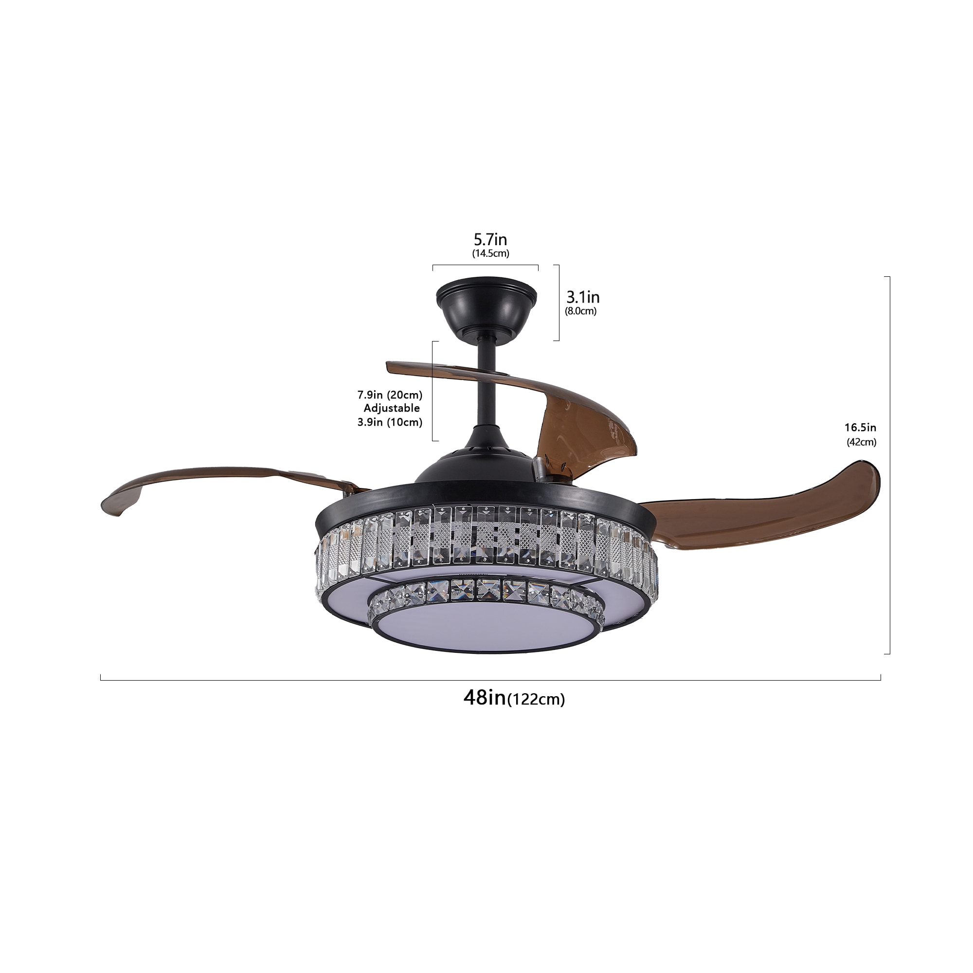 WELLFOR AMYU-30BK Ceiling-Fans - View #10