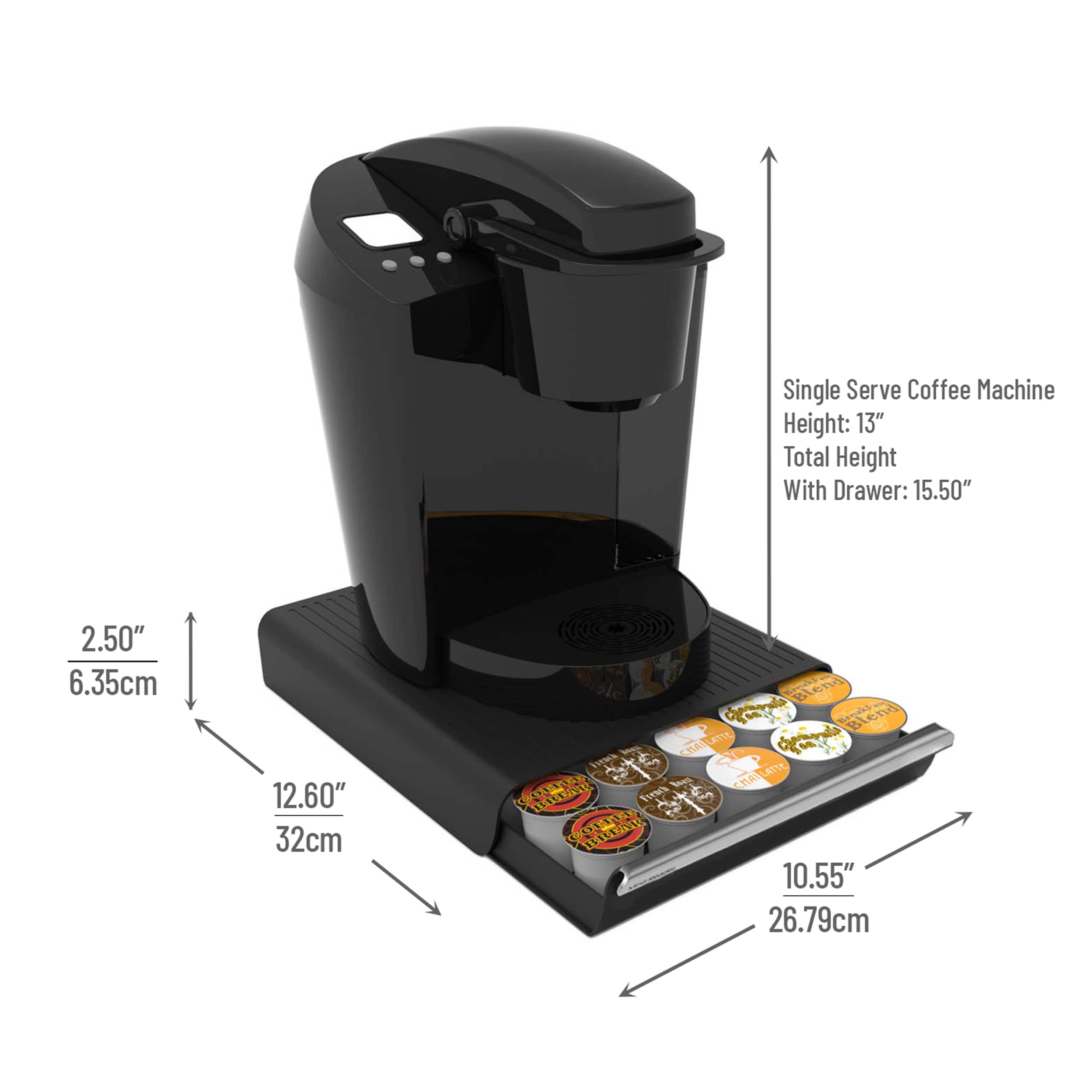 Mind Reader TRY30-BLK Coffee-Beverage-Organizers - View #8