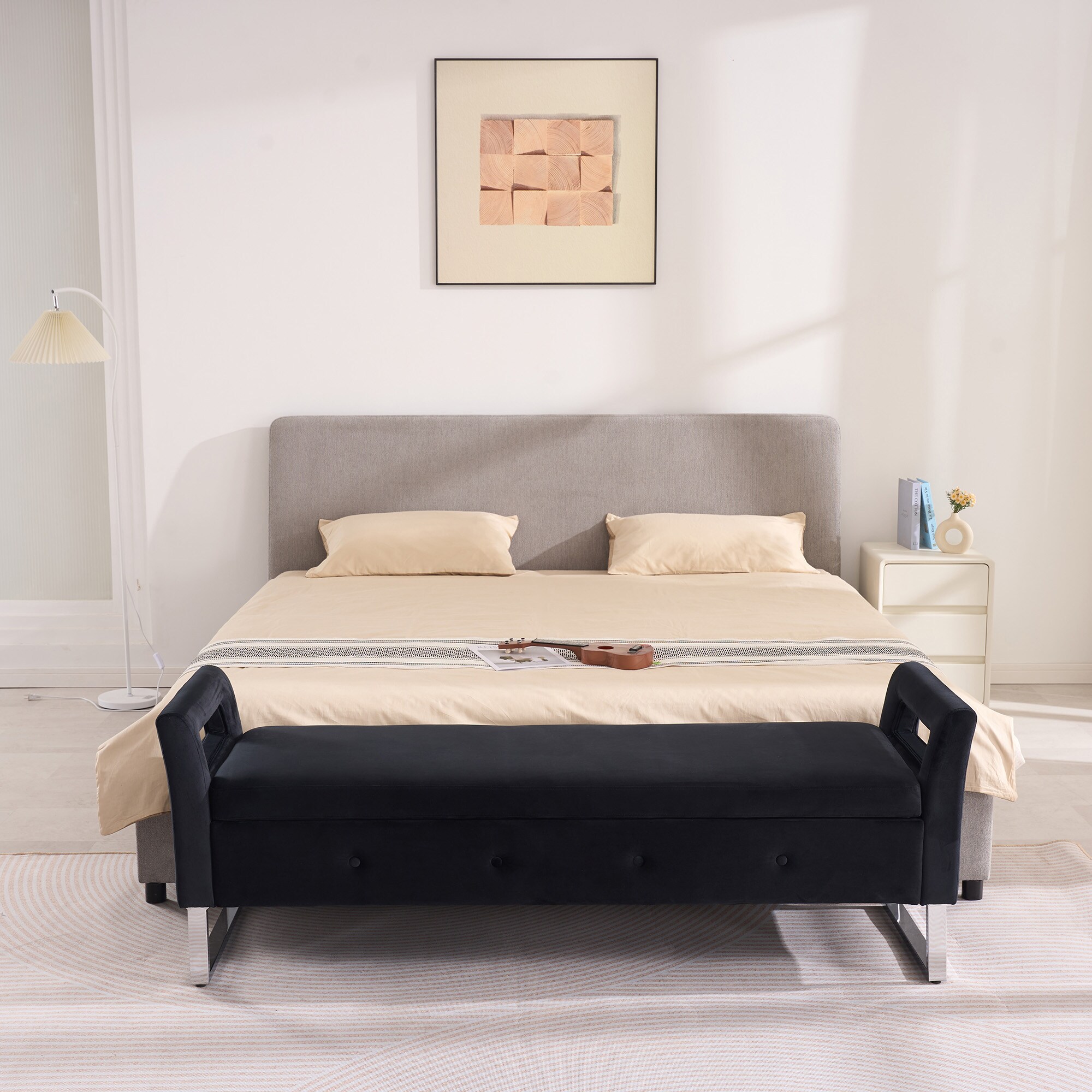 Aortzio HM-S4015-BLACK bench - View #3