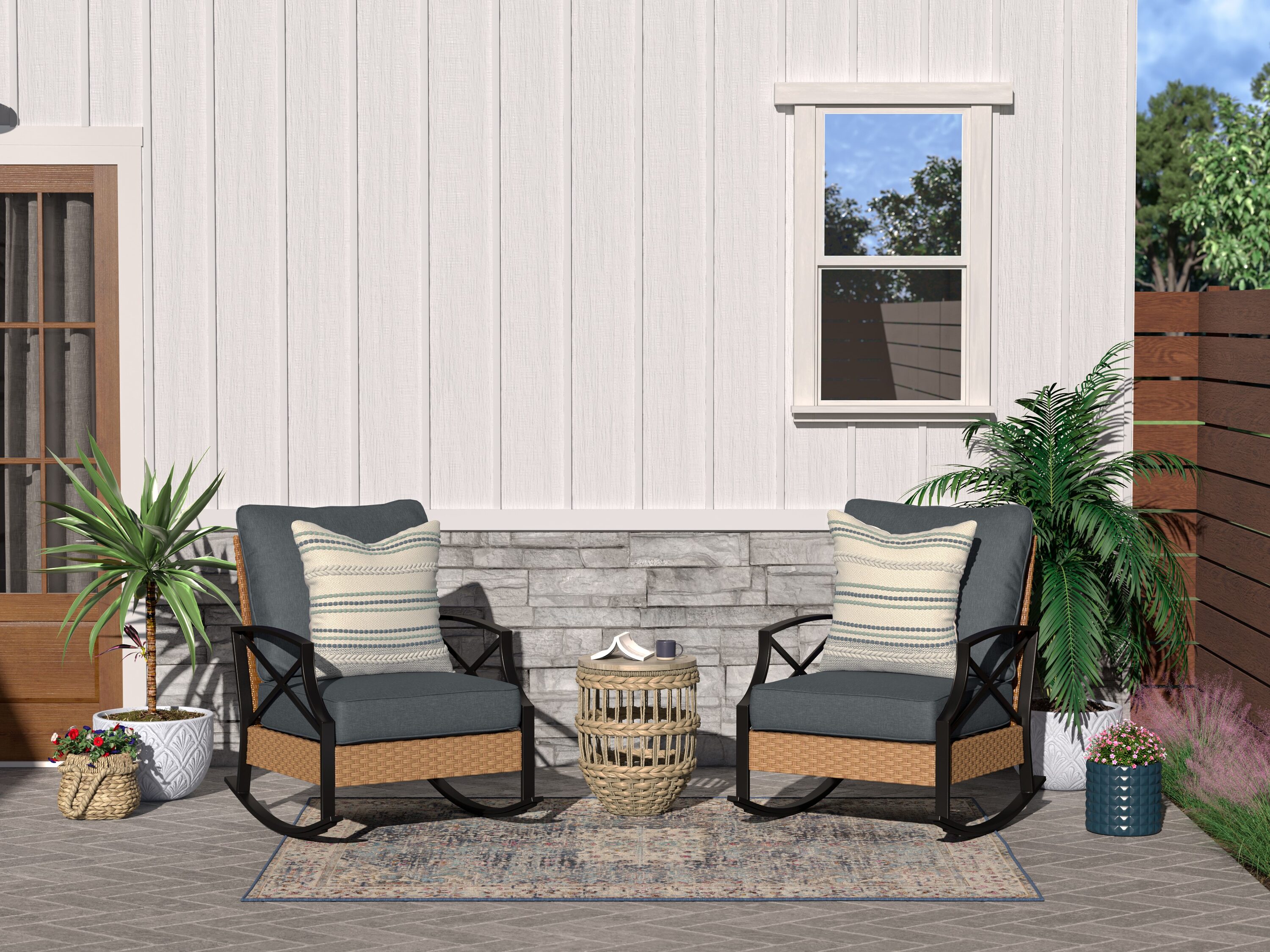 Outdoor rockers deals at lowes