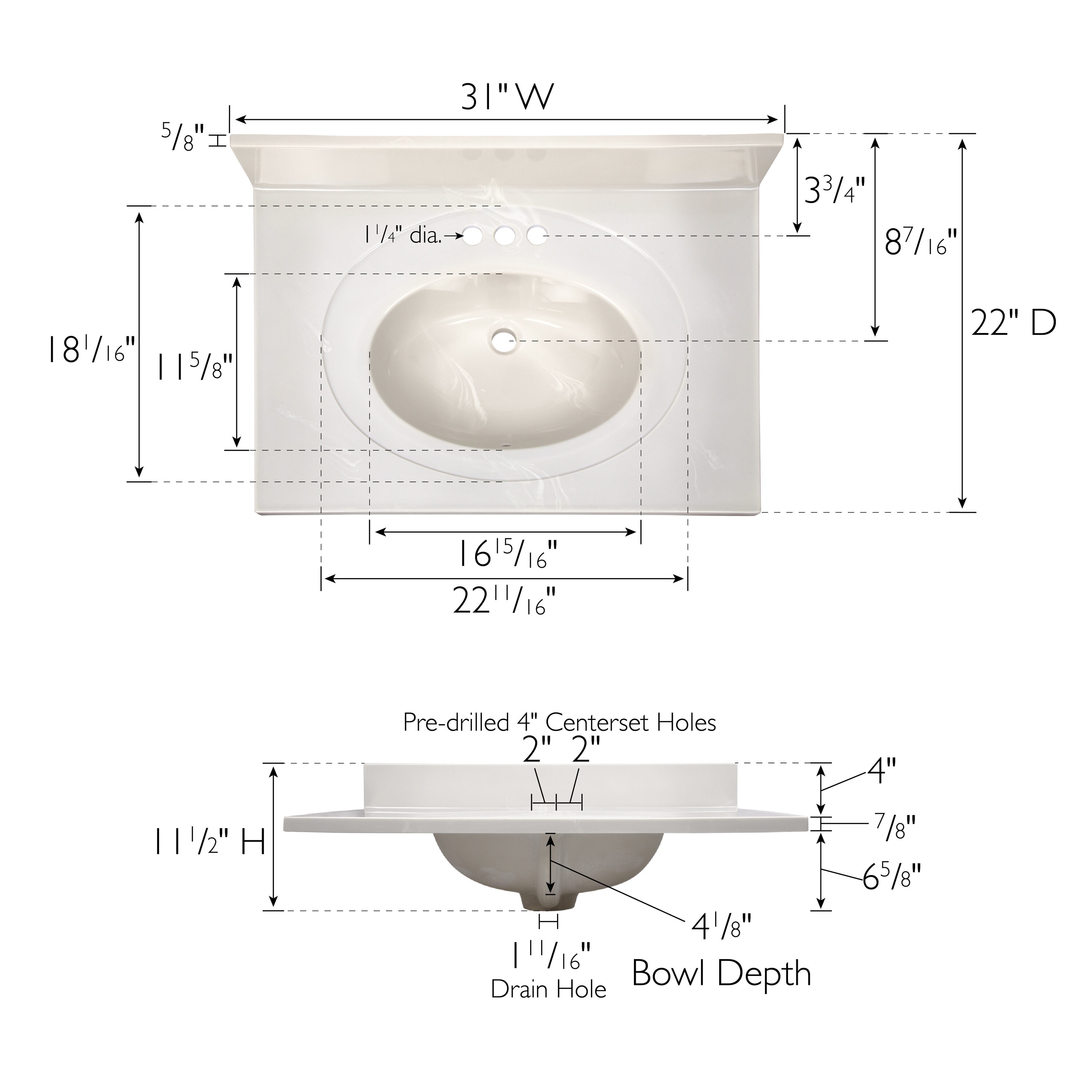 Design House 550350 Vanity-Tops - View #2