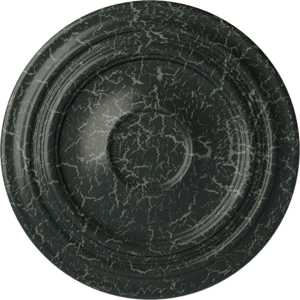 Ekena Millwork CM24TRPTC Traditional 24.375-in W x 24.375-in L Painted Turtle Crackle Polyurethane Whole Ceiling Medallion