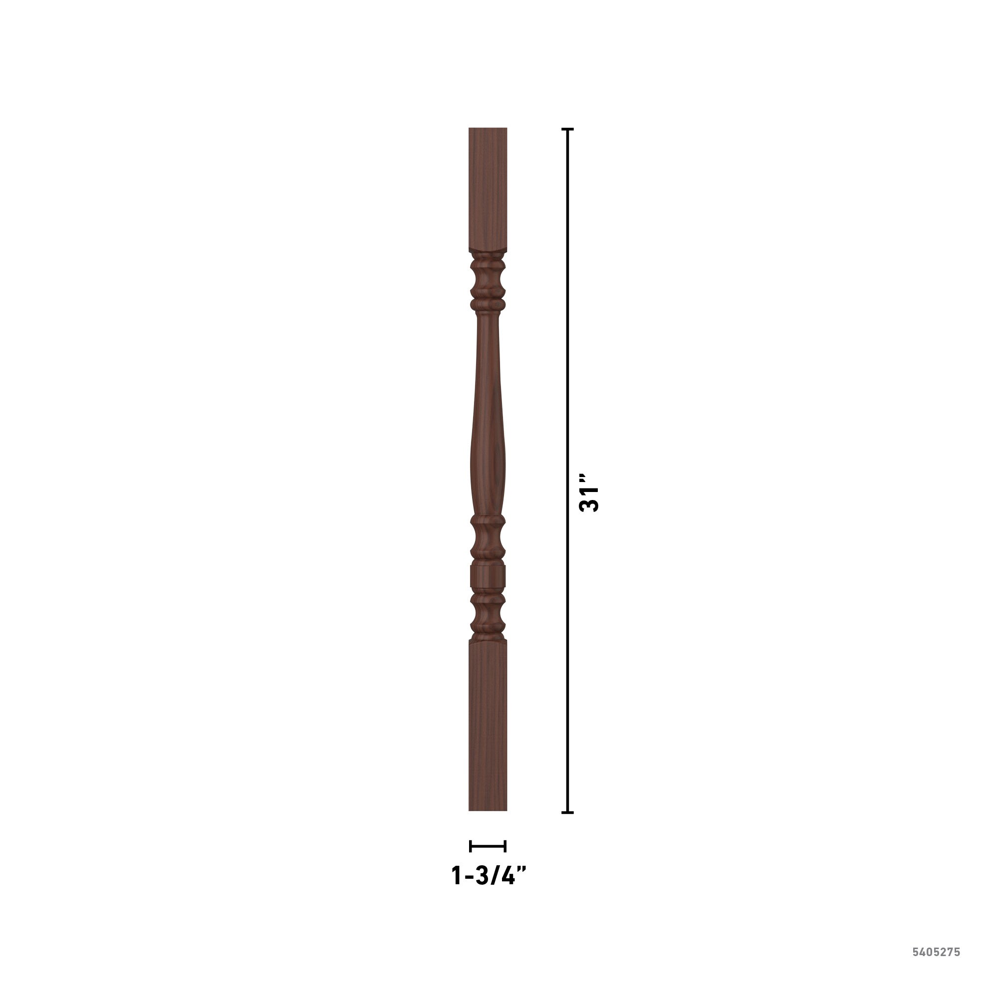 L.J. Smith Stair Systems S-5005-W 31 Interior-Stairpart-Balusters - View #4