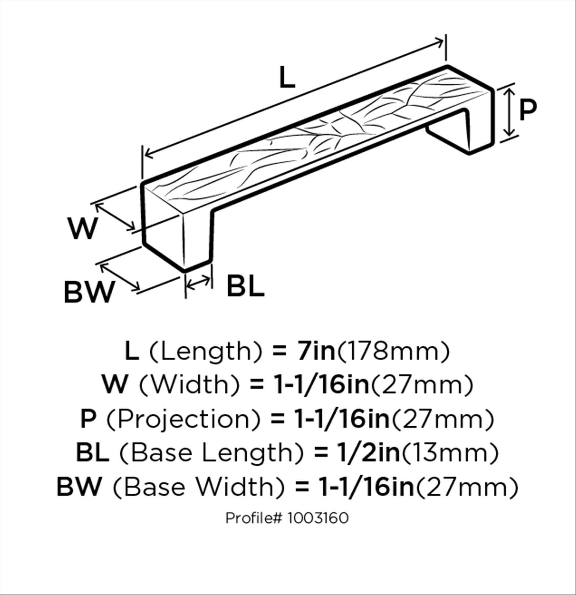 Amerock BP100316026 Cabinet-Pulls - View #8