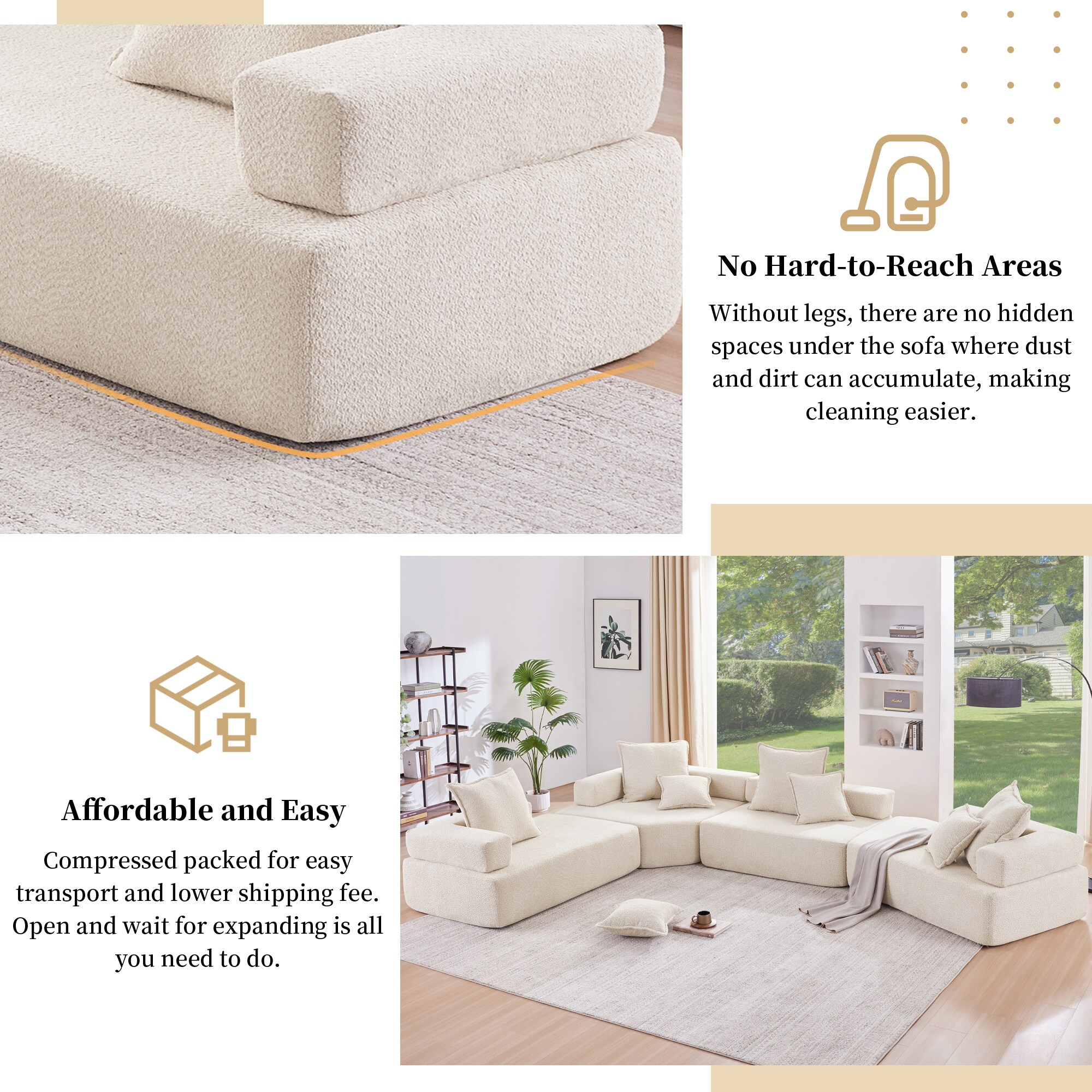 ModernLuxe N723P167171 Sofas-Loveseats - View #4