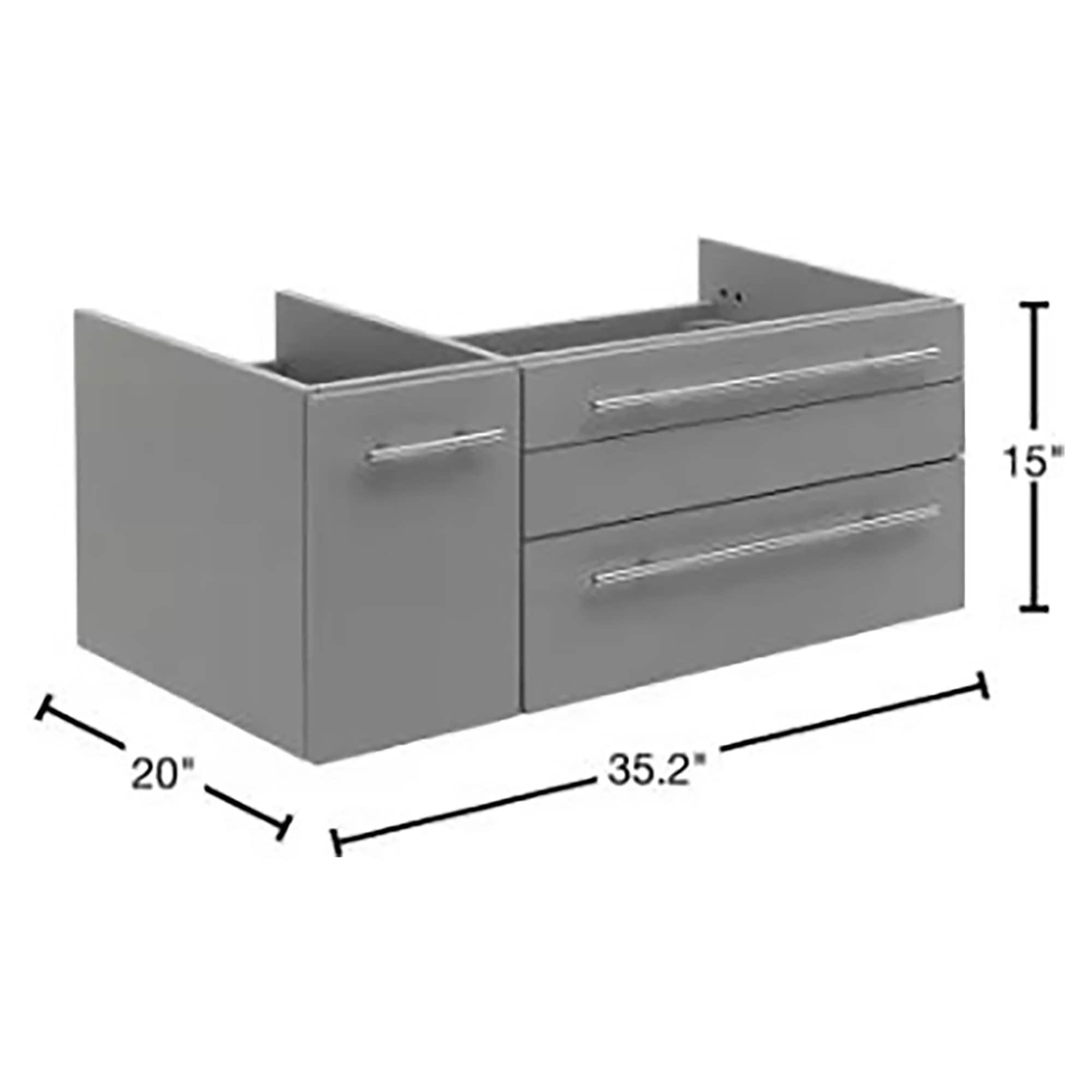 Fresca FCB6136GR-UNS-R vanities - View #11