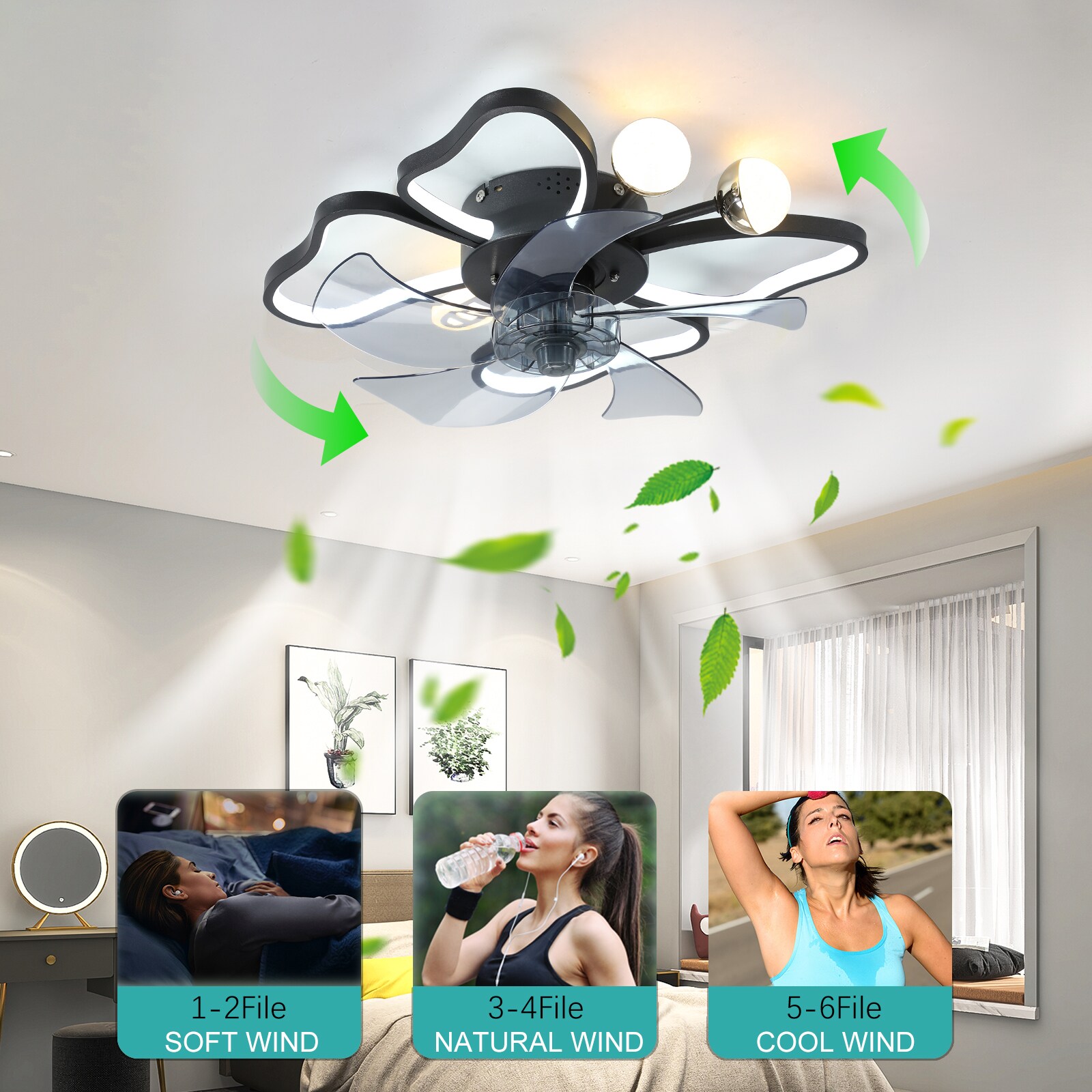 Tinyhomie LW-Y-OR-8560 Ceiling-Fans - View #3