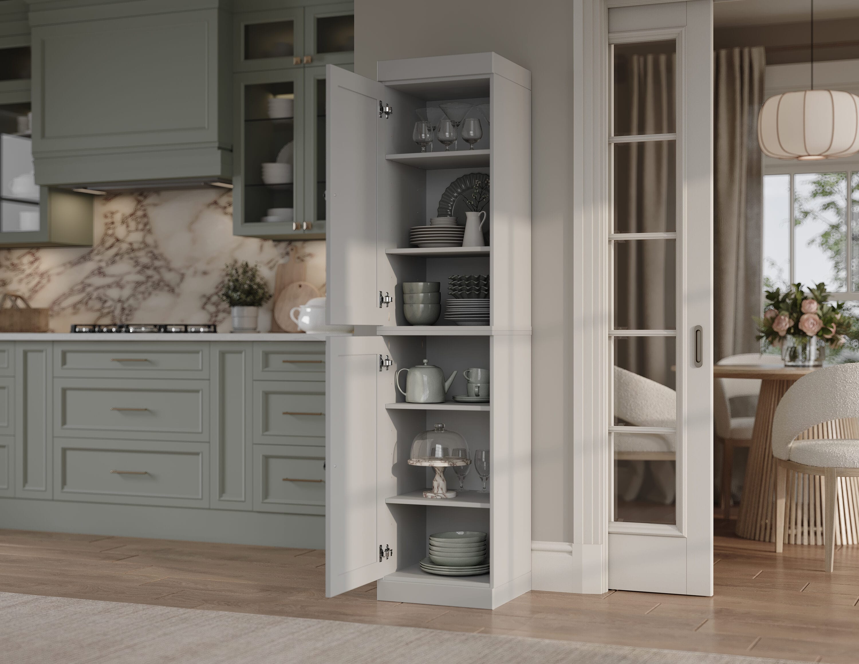 Palace Imports 317-17 Dining-Kitchen-Storarge - View #2