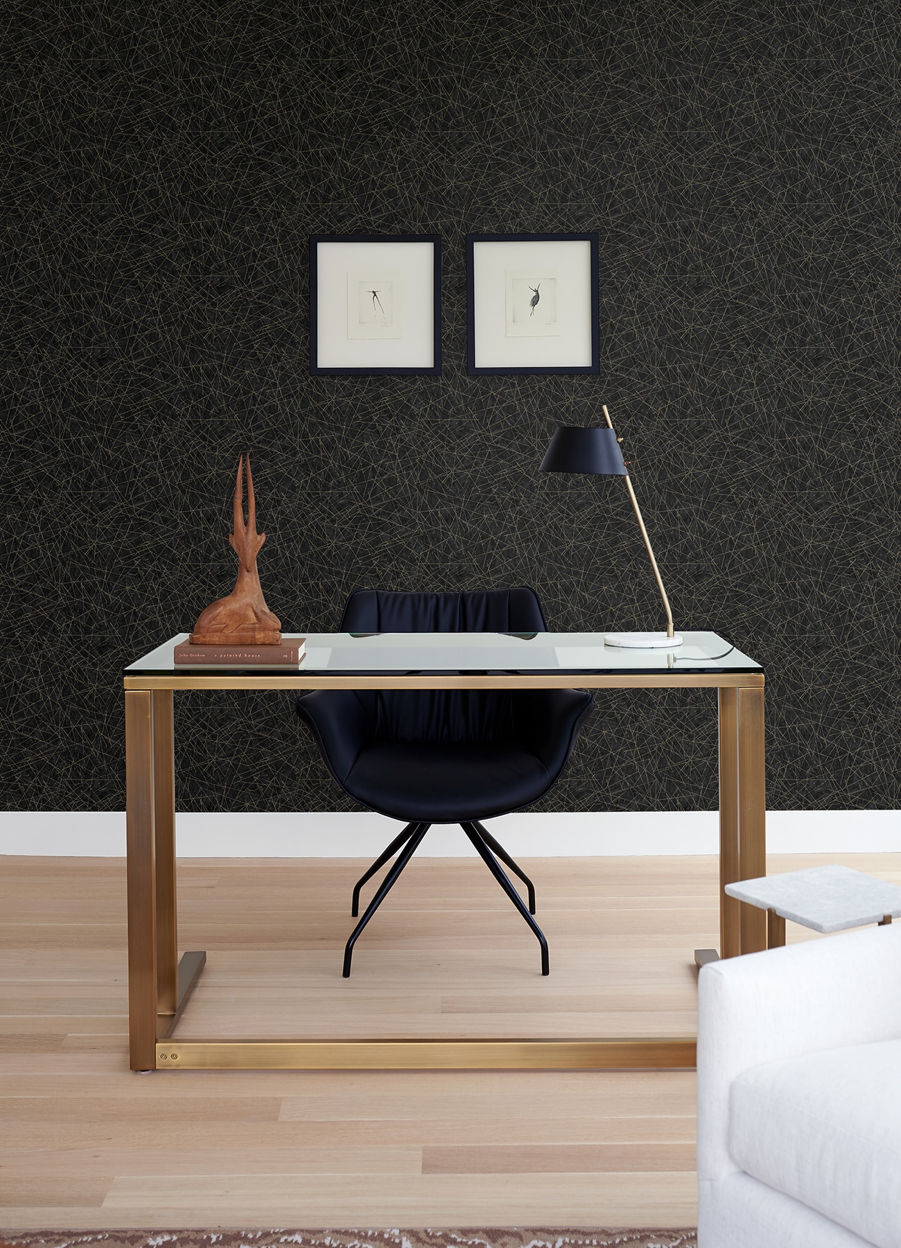 A-Street Prints Bulan Black Abstract Lines Wallpaper in the Wallpaper ...