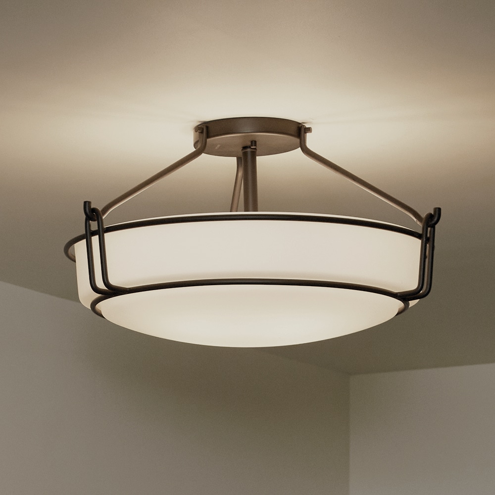 Kichler Alkire 4-Light Antique Bronze Semi mount light in the Flush ...